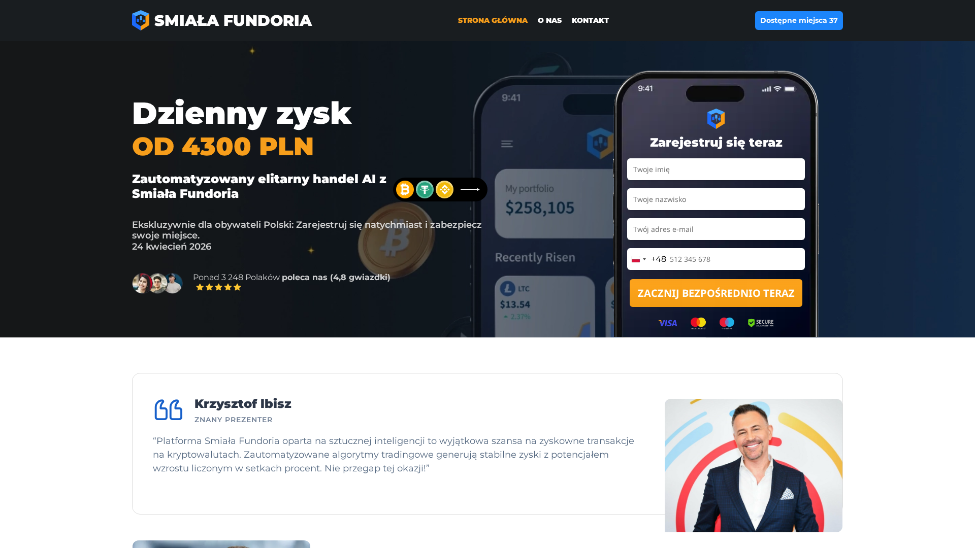 Screenshot of smialafundoria.net