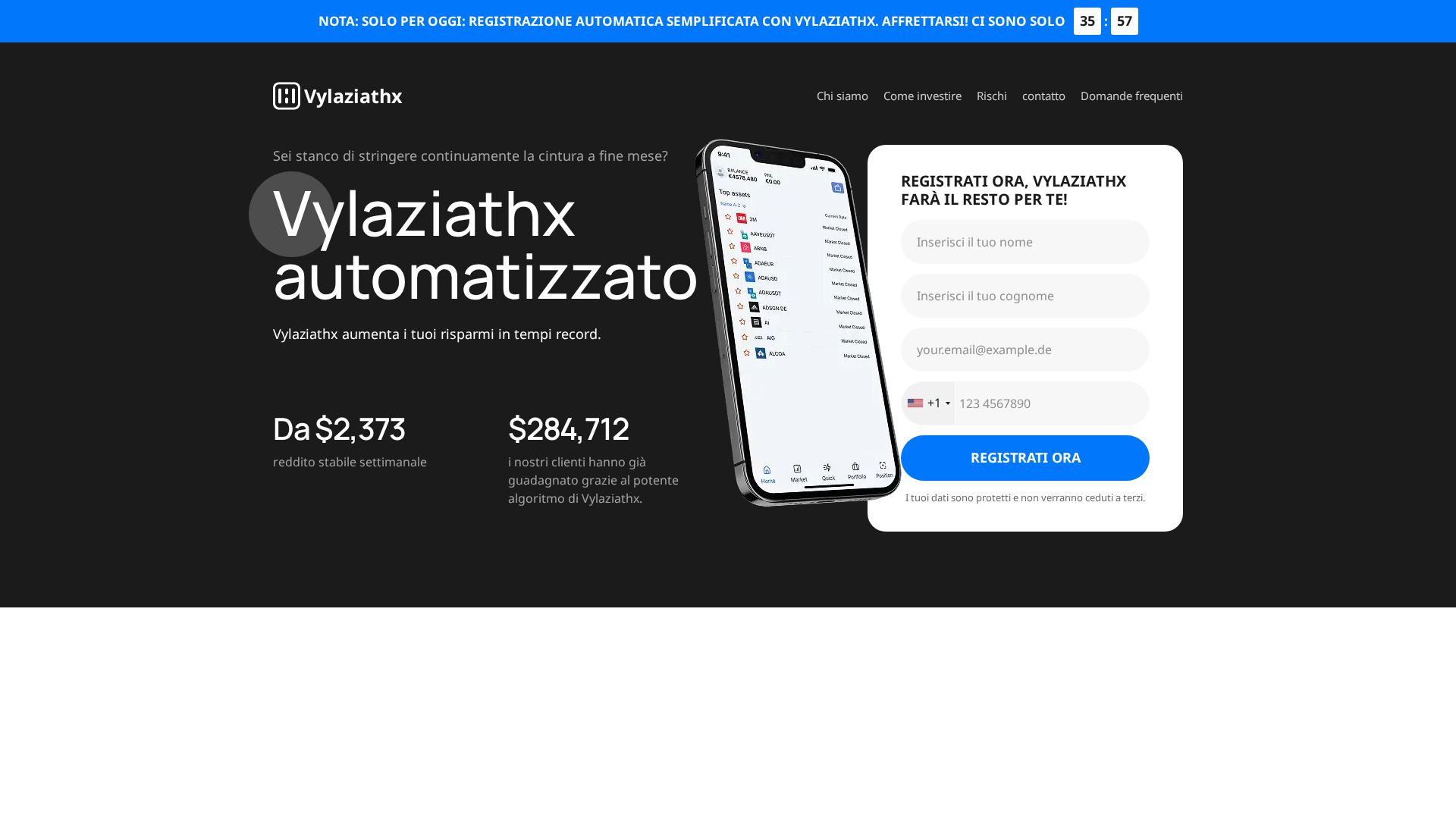 Screenshot of vylaziathxtrade.com