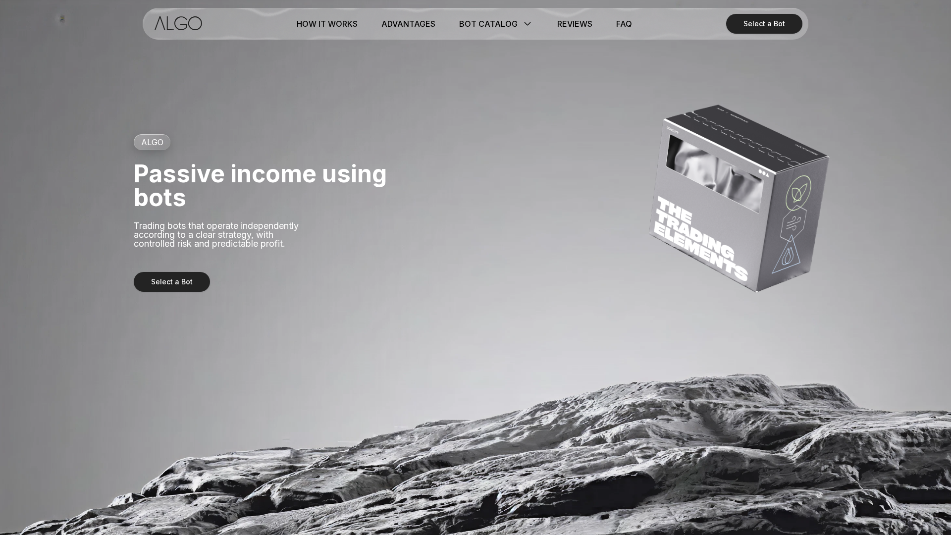 Screenshot of algo-market.com