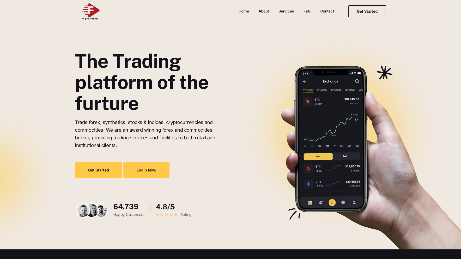 Screenshot of myfxpromarkets.live