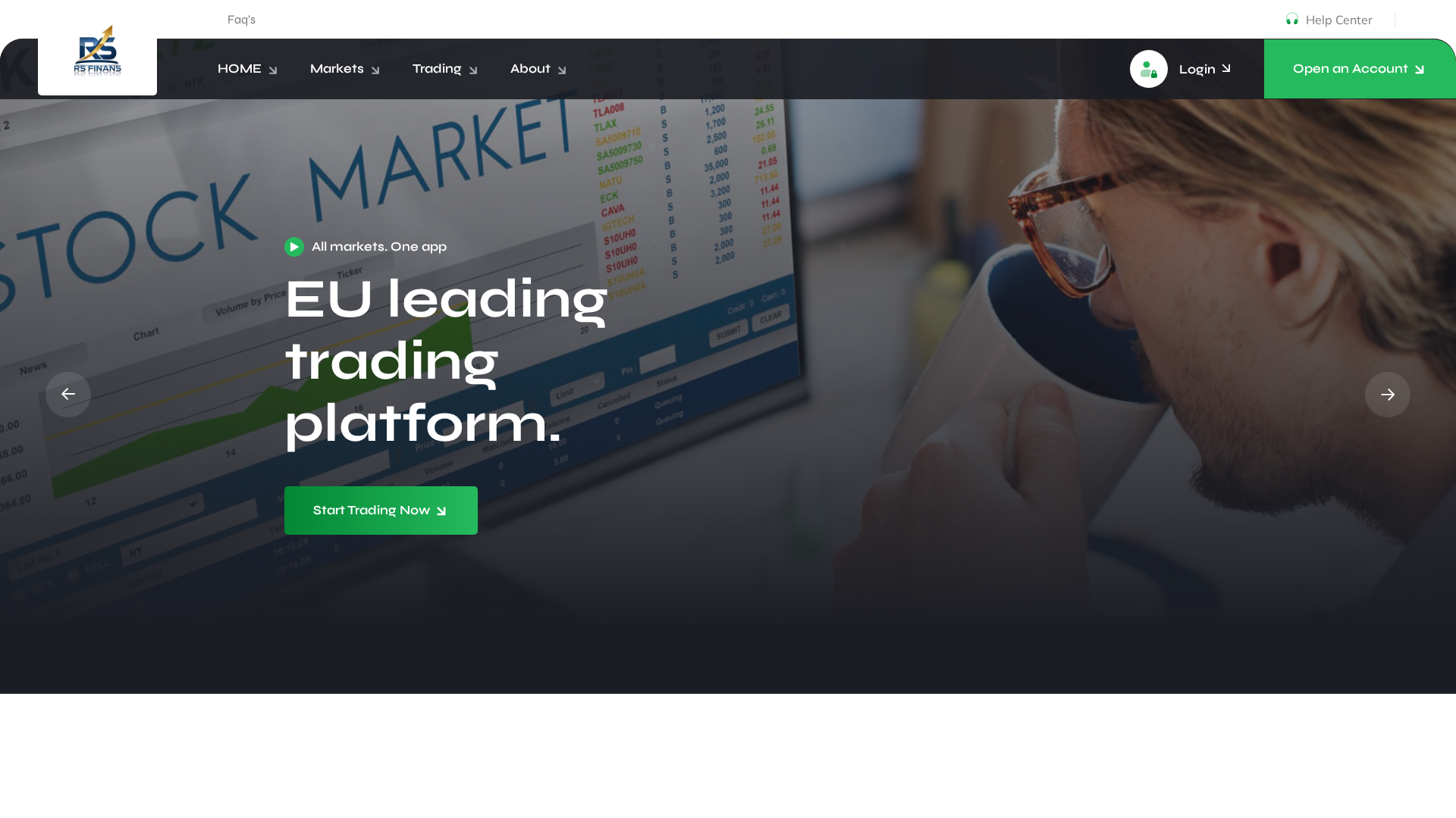 Screenshot of smarttrades.eu