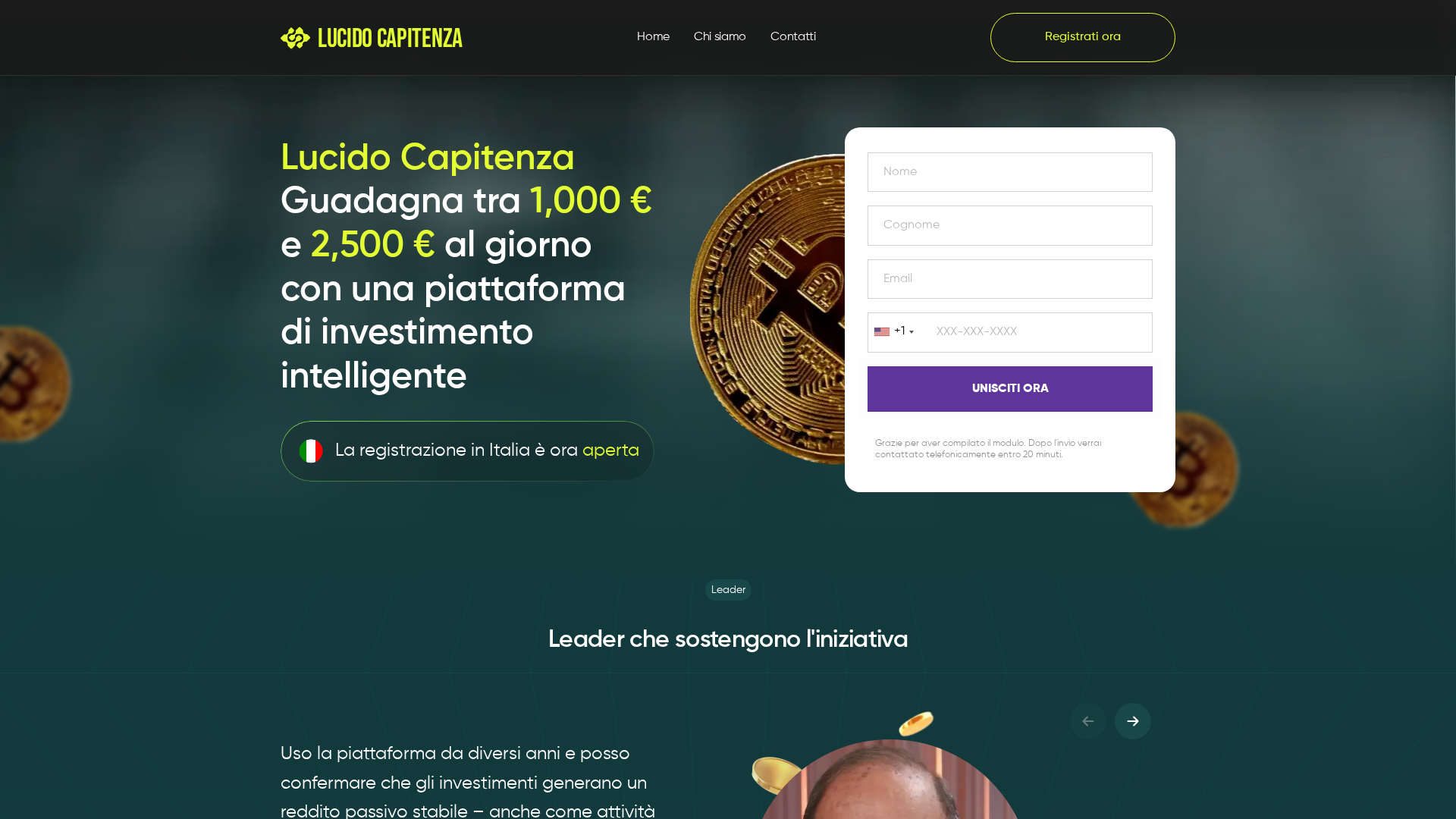 Screenshot of lucidocapitenzaai.com