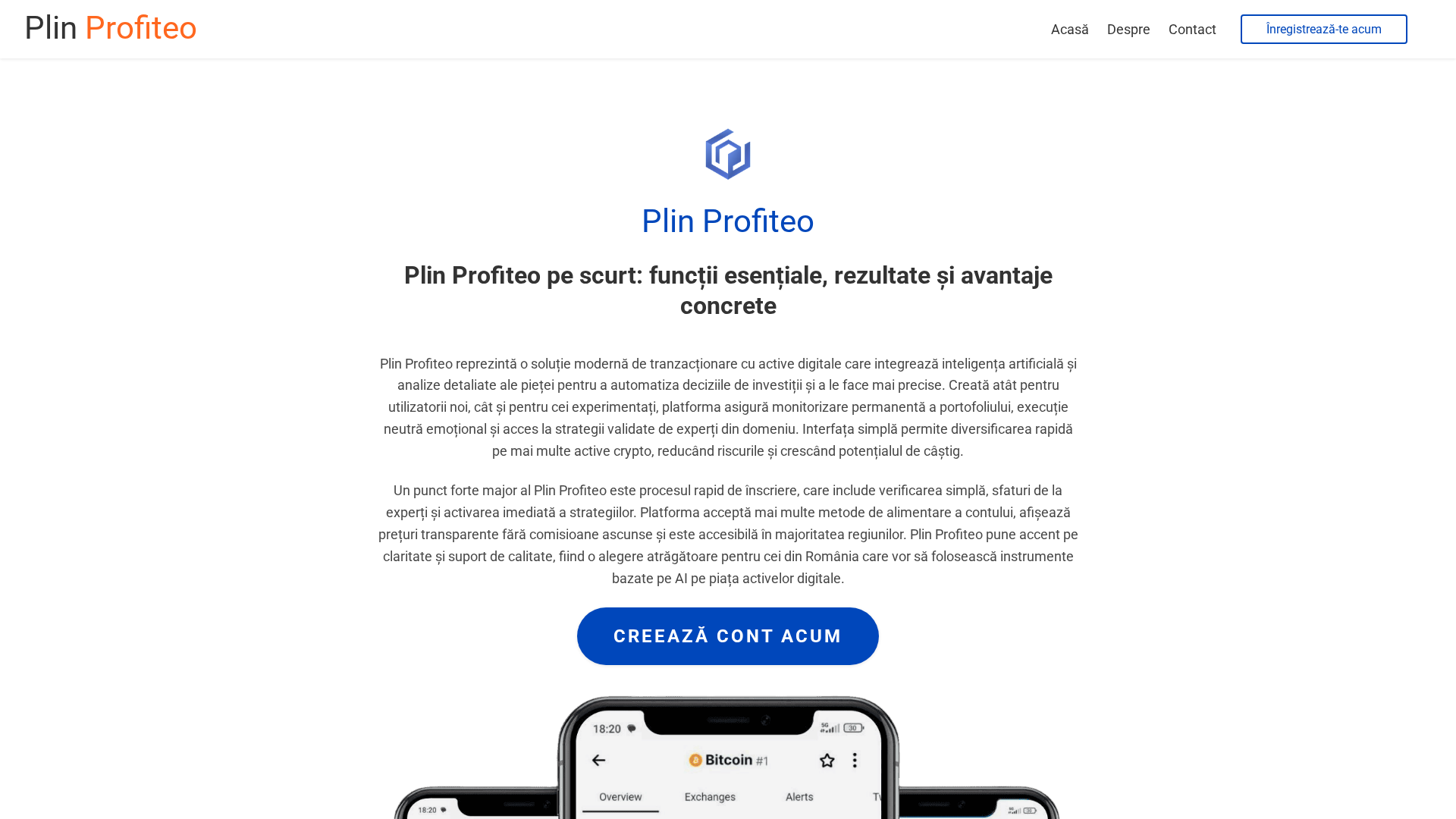 Screenshot of plinprofiteoro.com