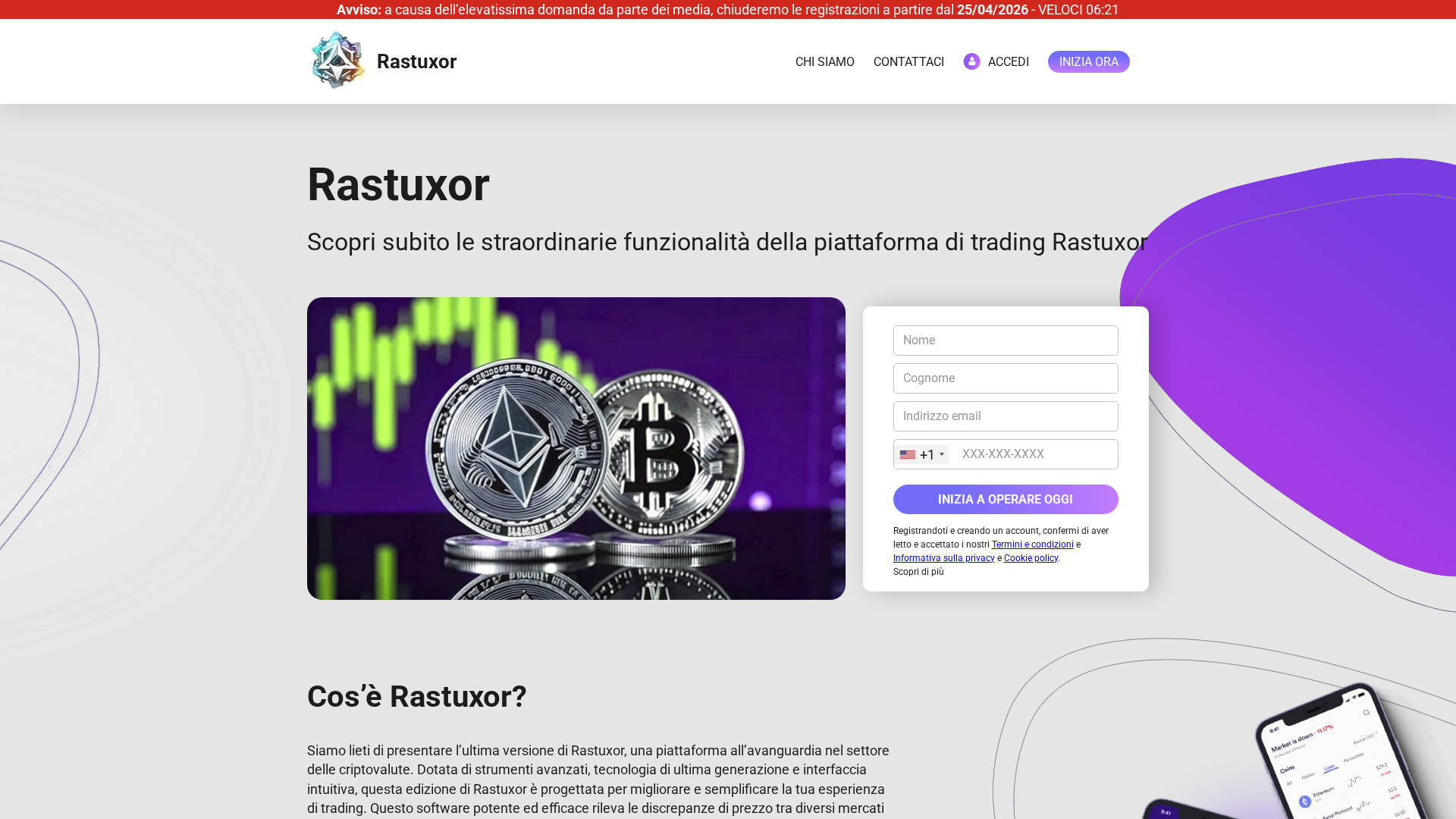 Screenshot of rastuxor-aibot.com