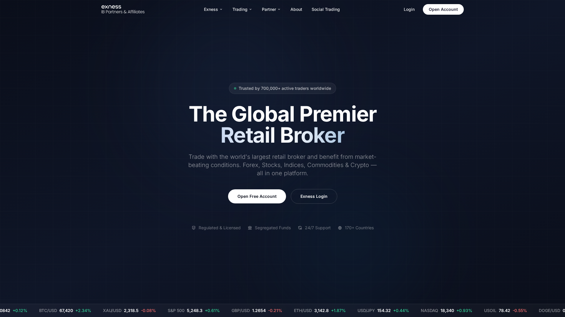 Screenshot of extrading-asia.com