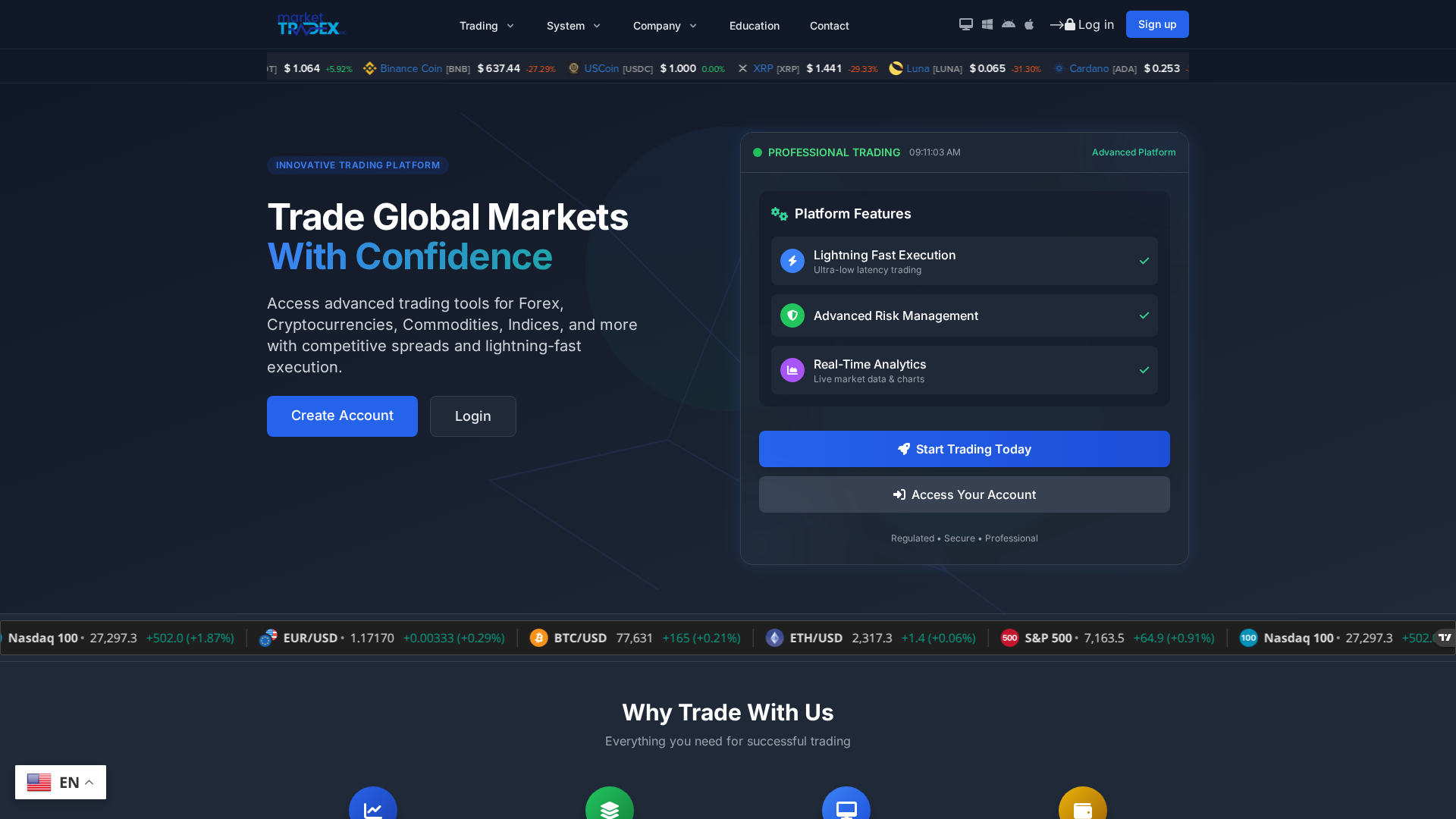 Screenshot of grandtradeforex.icu