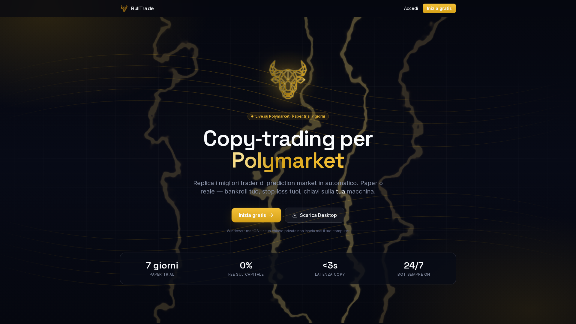 Screenshot of bulltrade.space