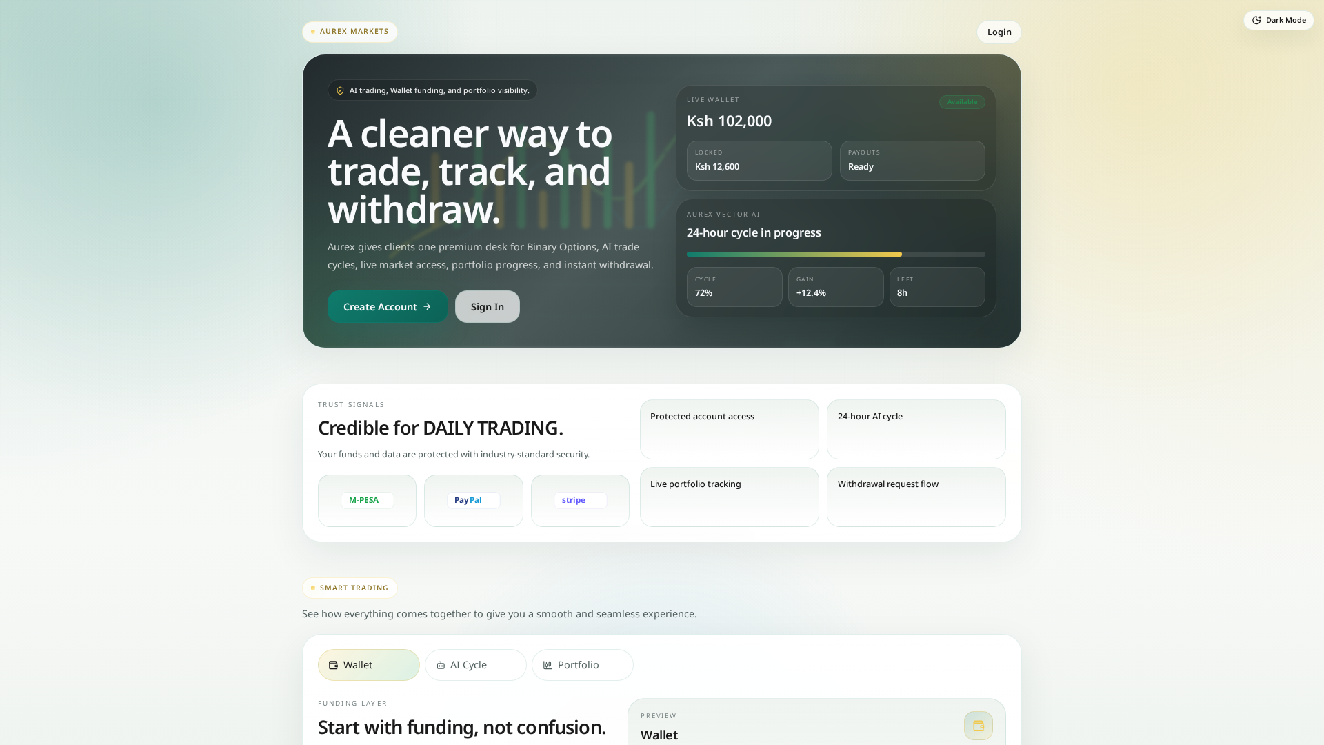 Screenshot of vector-ai.live