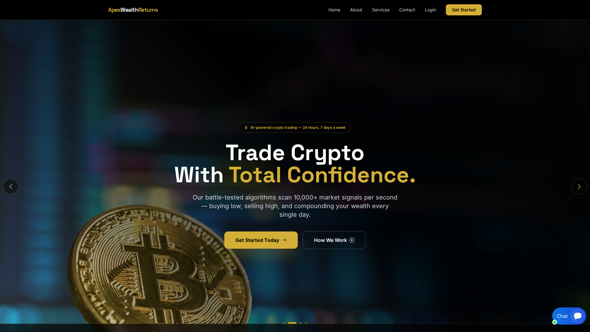 Screenshot of apexwealthreturns.com