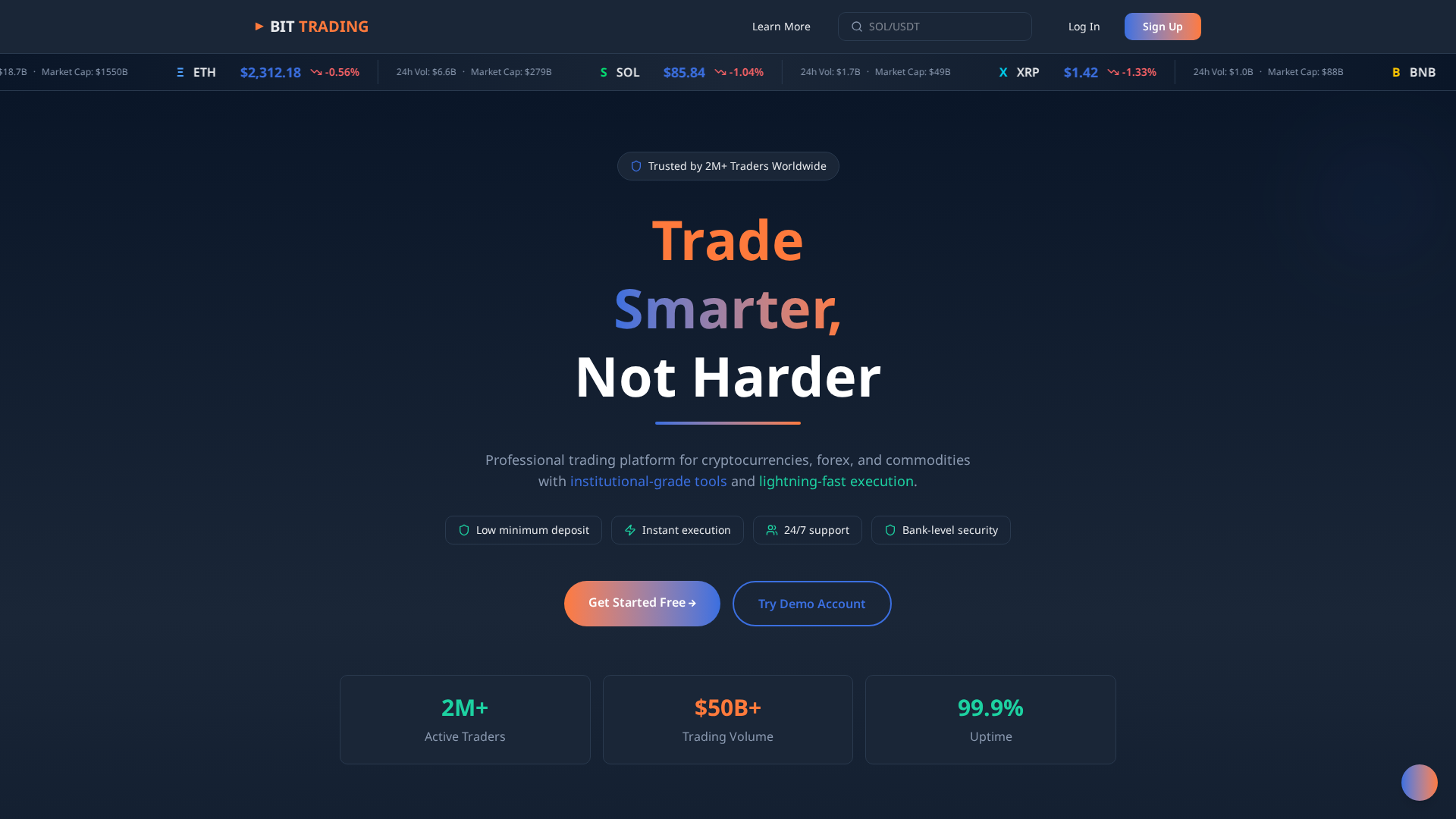 Screenshot of tradefortun.com