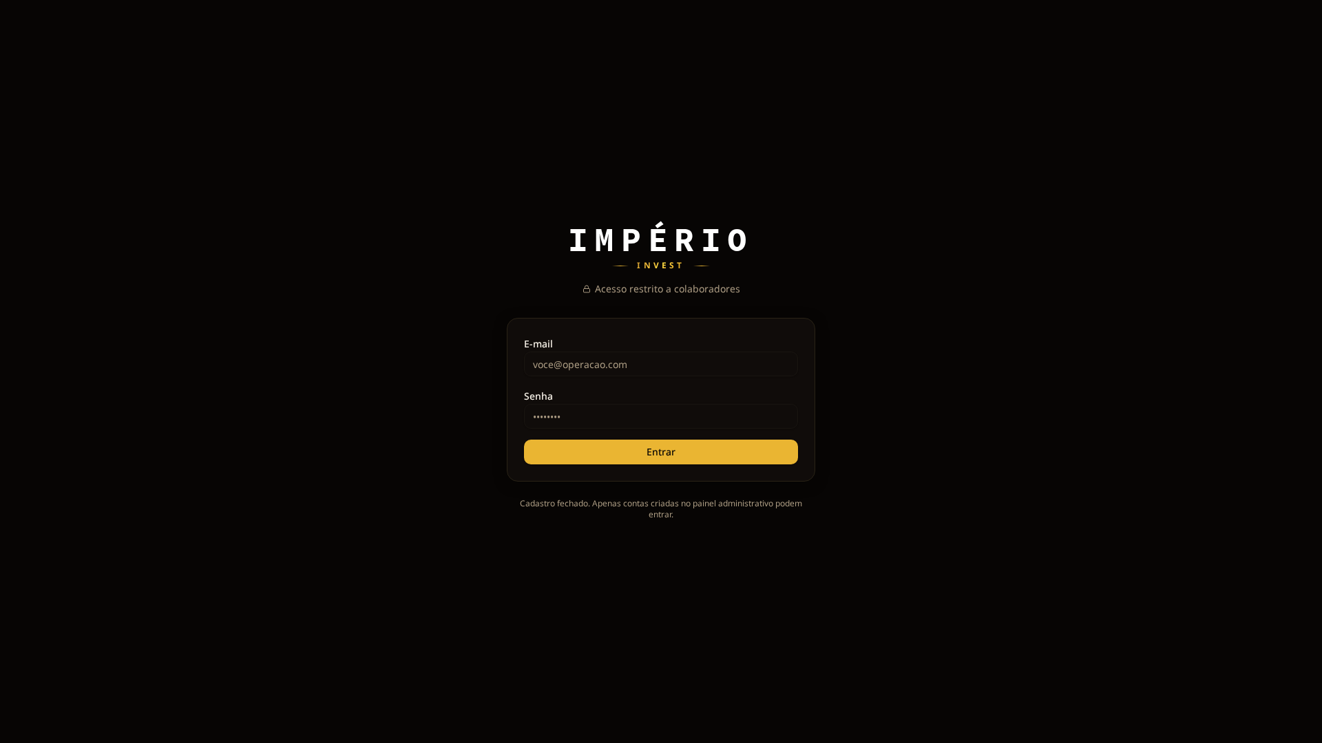 Screenshot of comandoimperioinvest.cloud