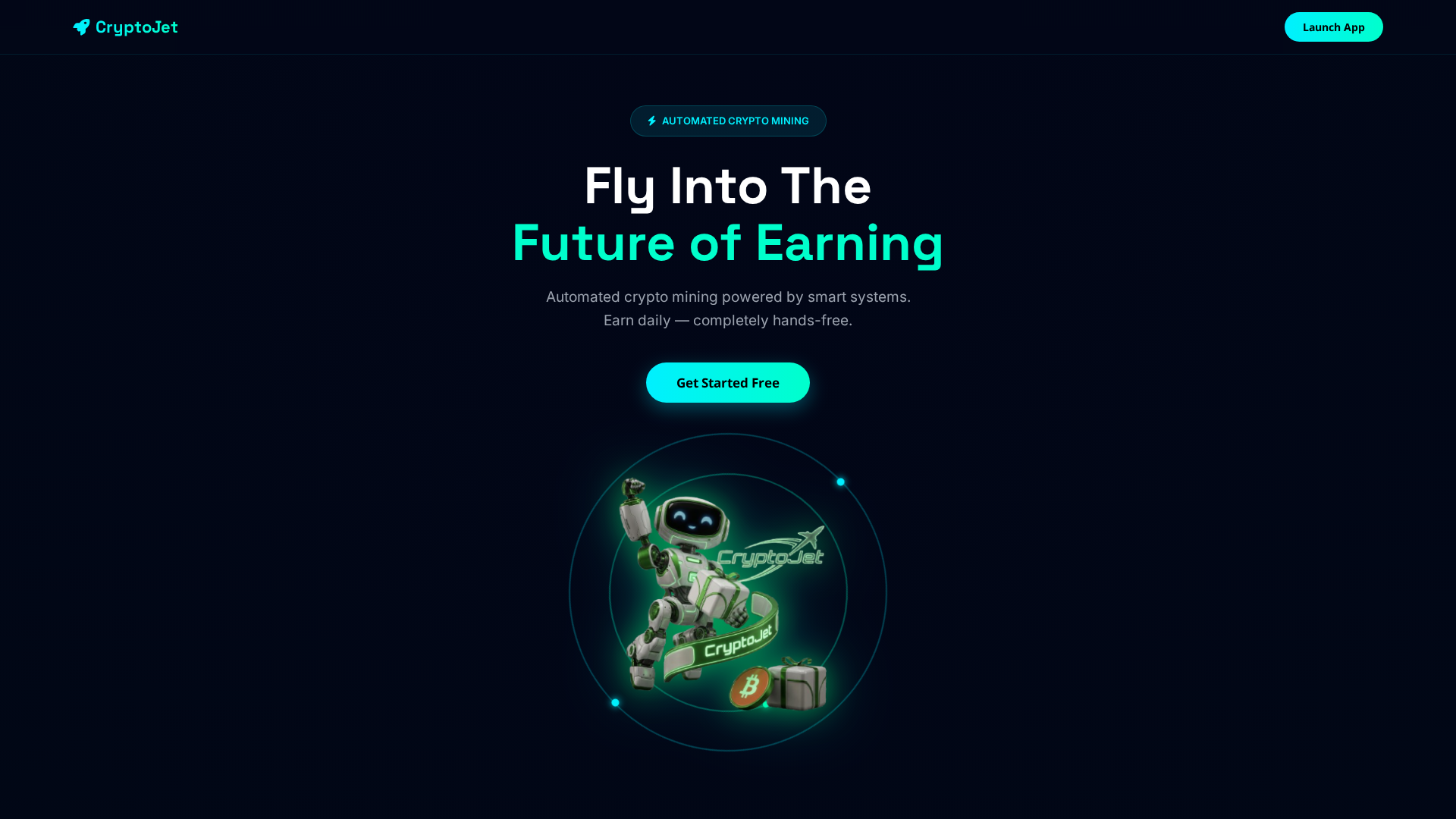 Screenshot of cryptojetmining.com