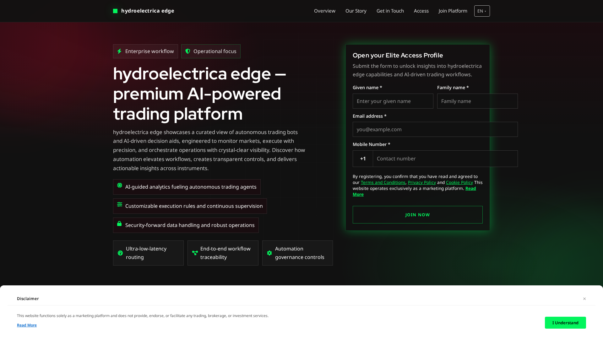 Screenshot of hydroelectricaedge.digital