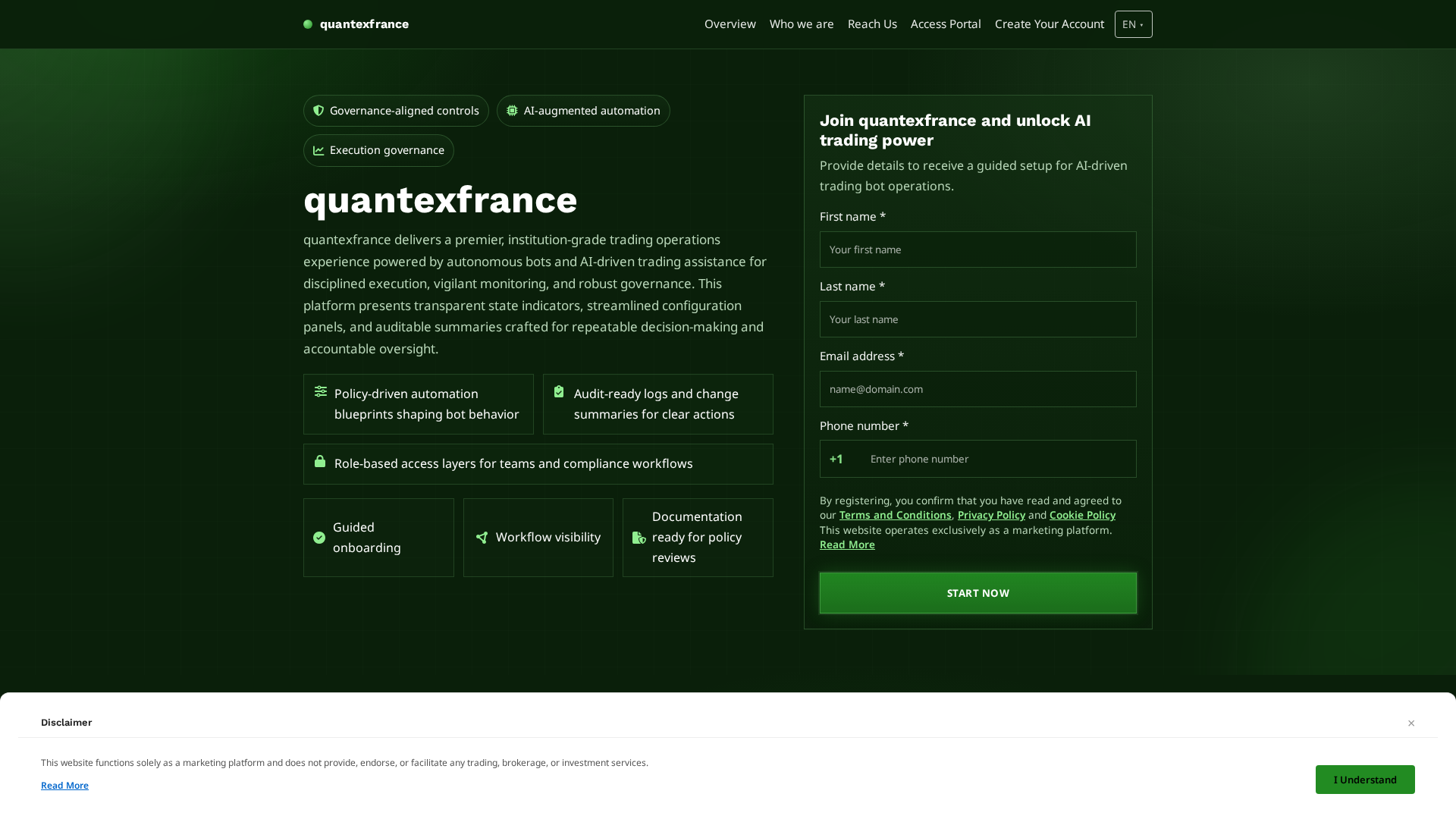 Screenshot of quantexfrance.click
