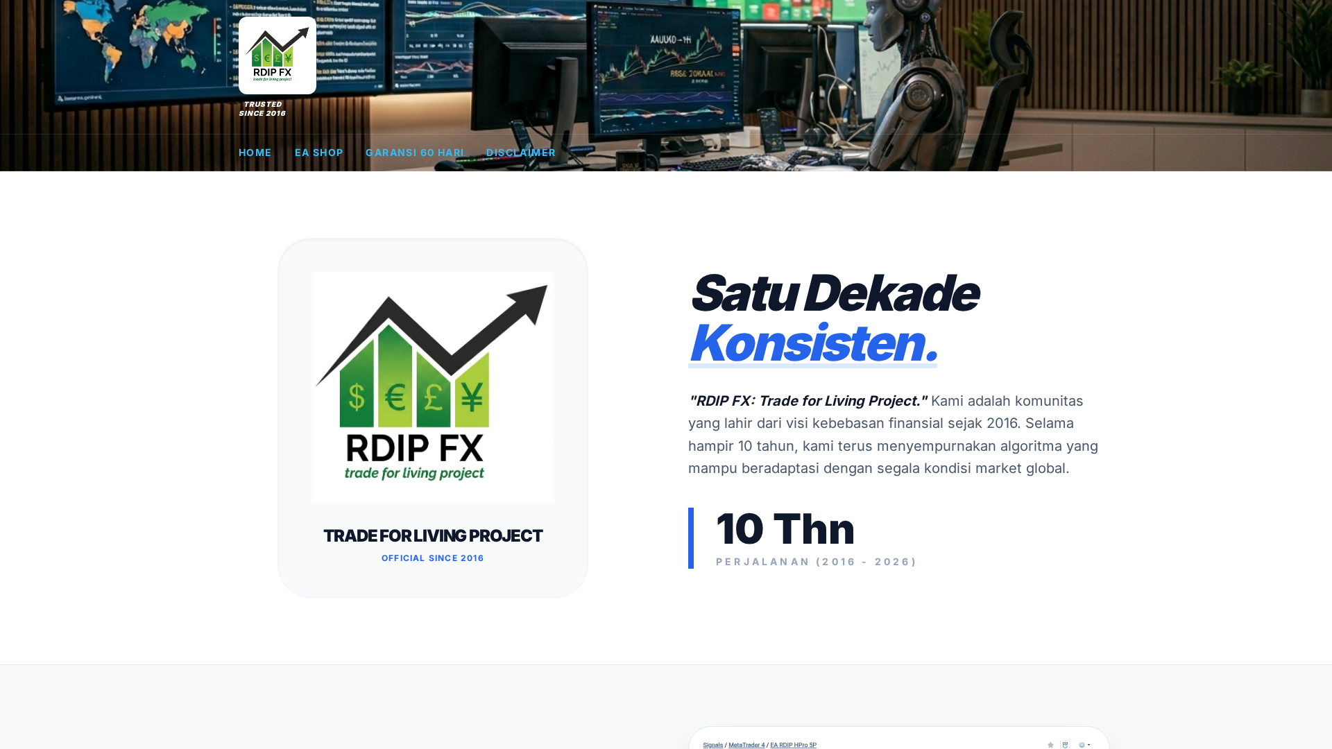 Screenshot of rdipfx.com