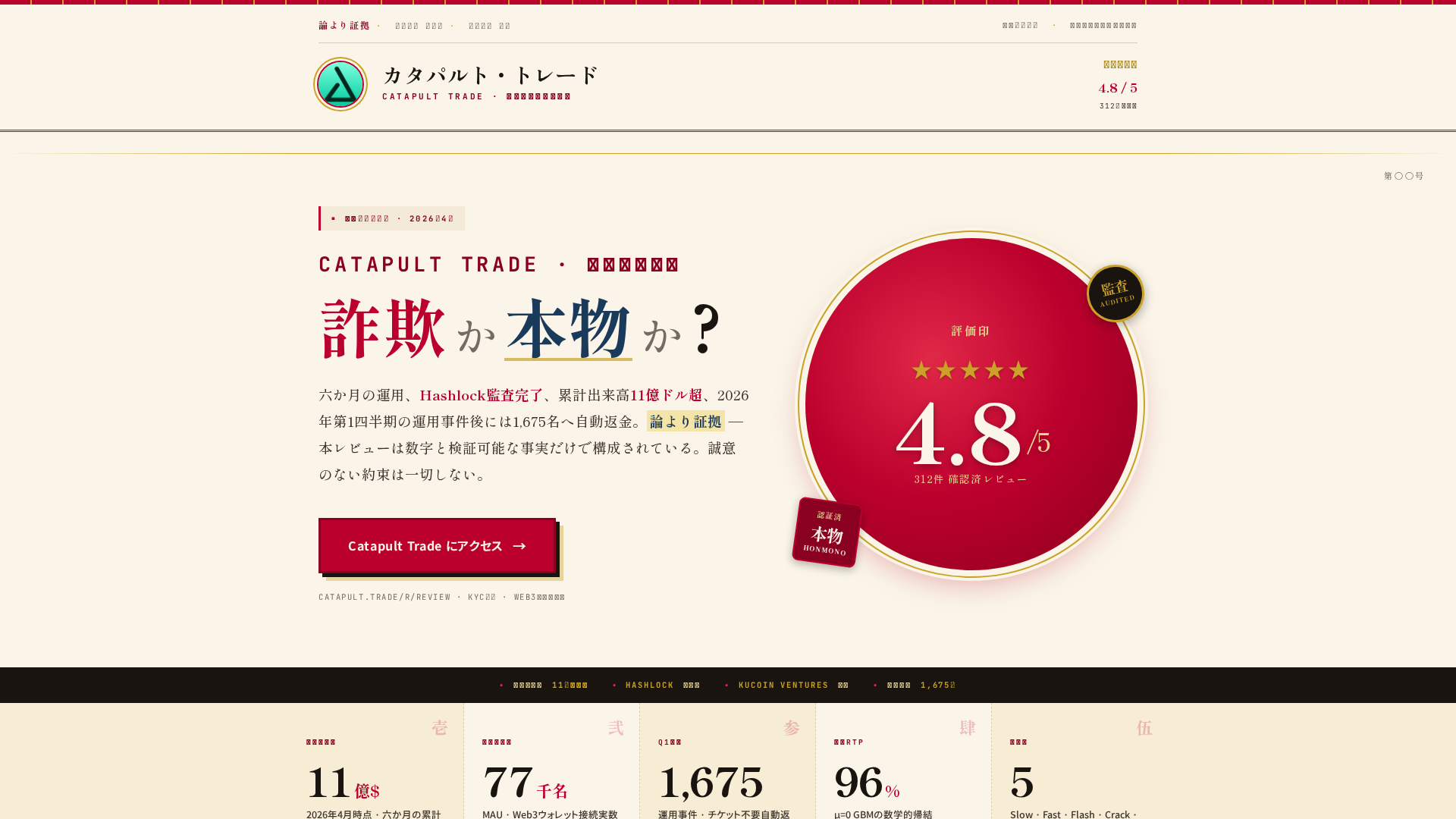 Screenshot of catapult-trade-japan.com