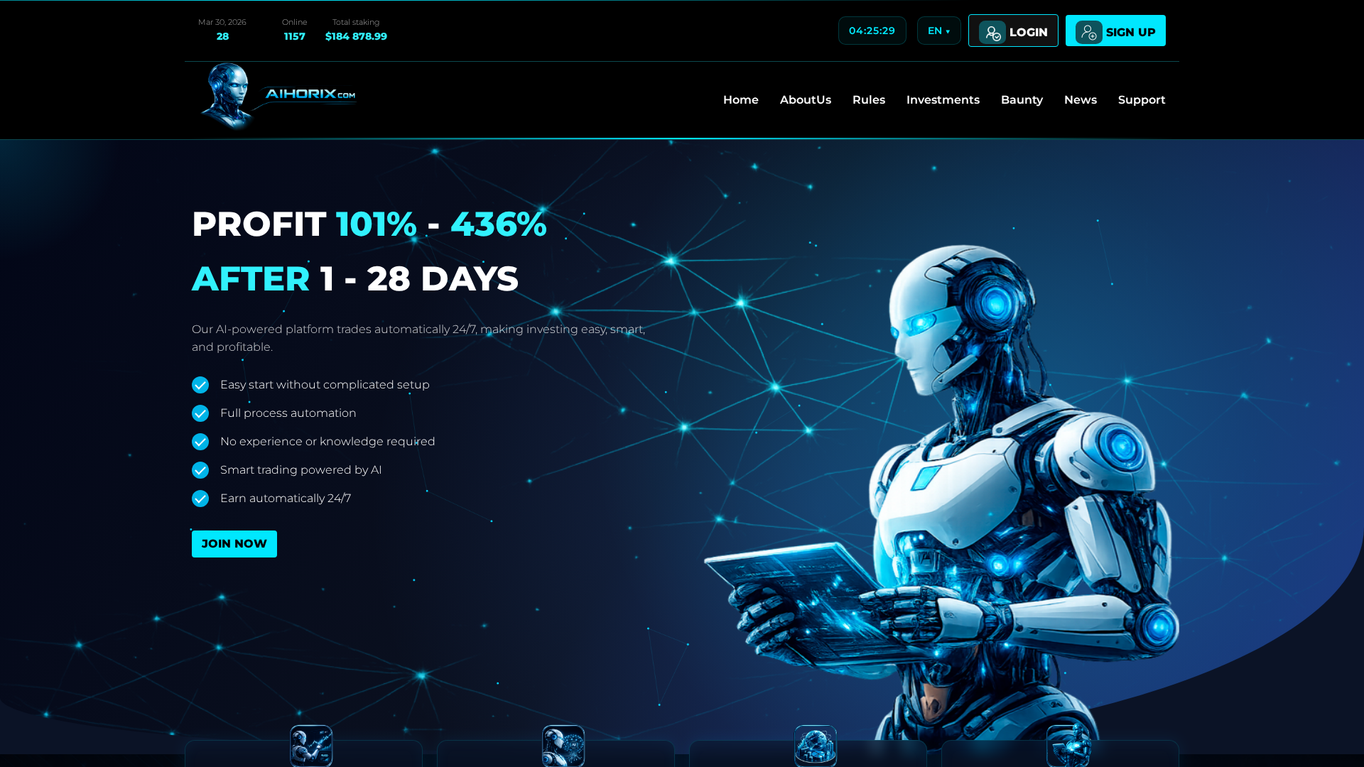 Screenshot of aihorix.com