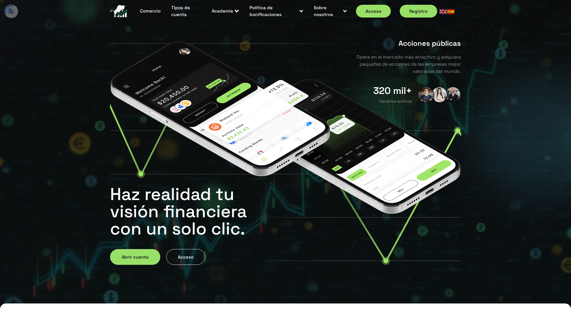 Screenshot of visionfarealpro.com