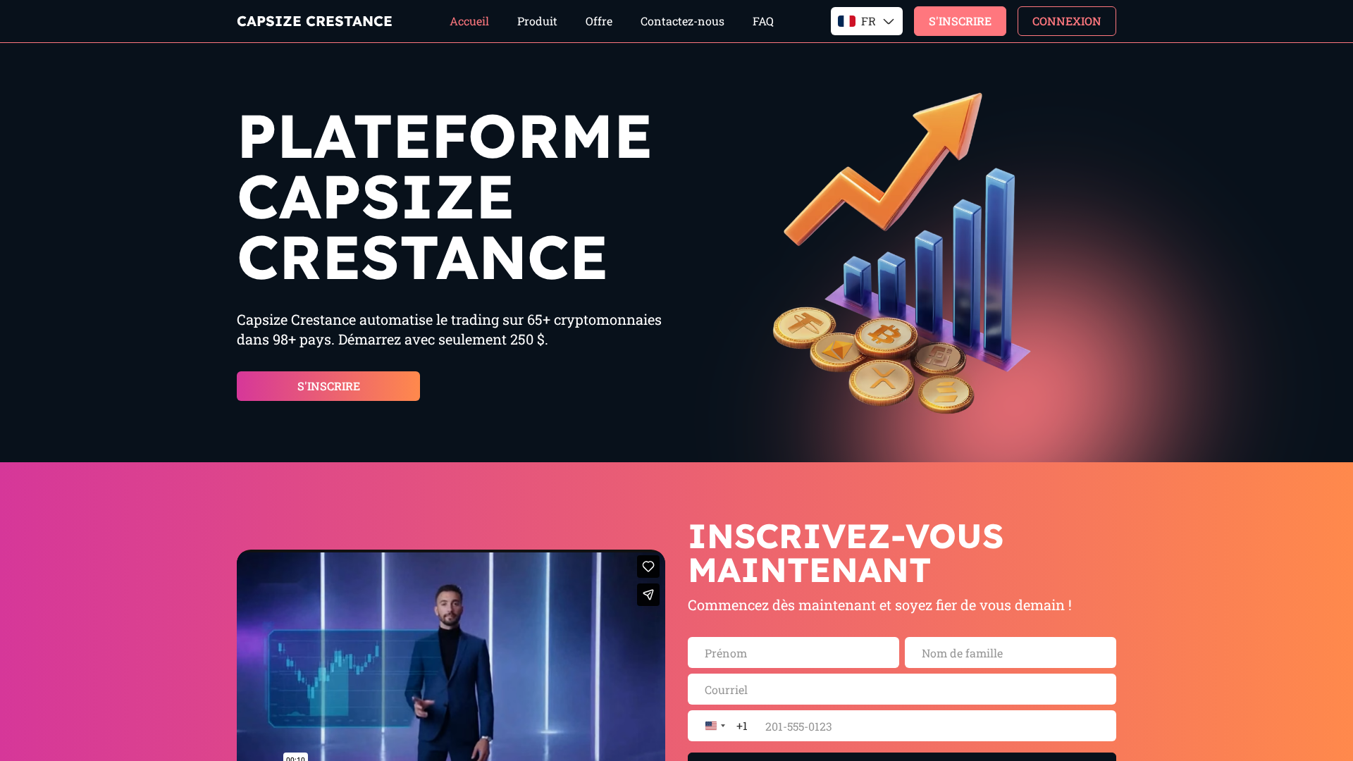 Screenshot of capsize-crestance.com