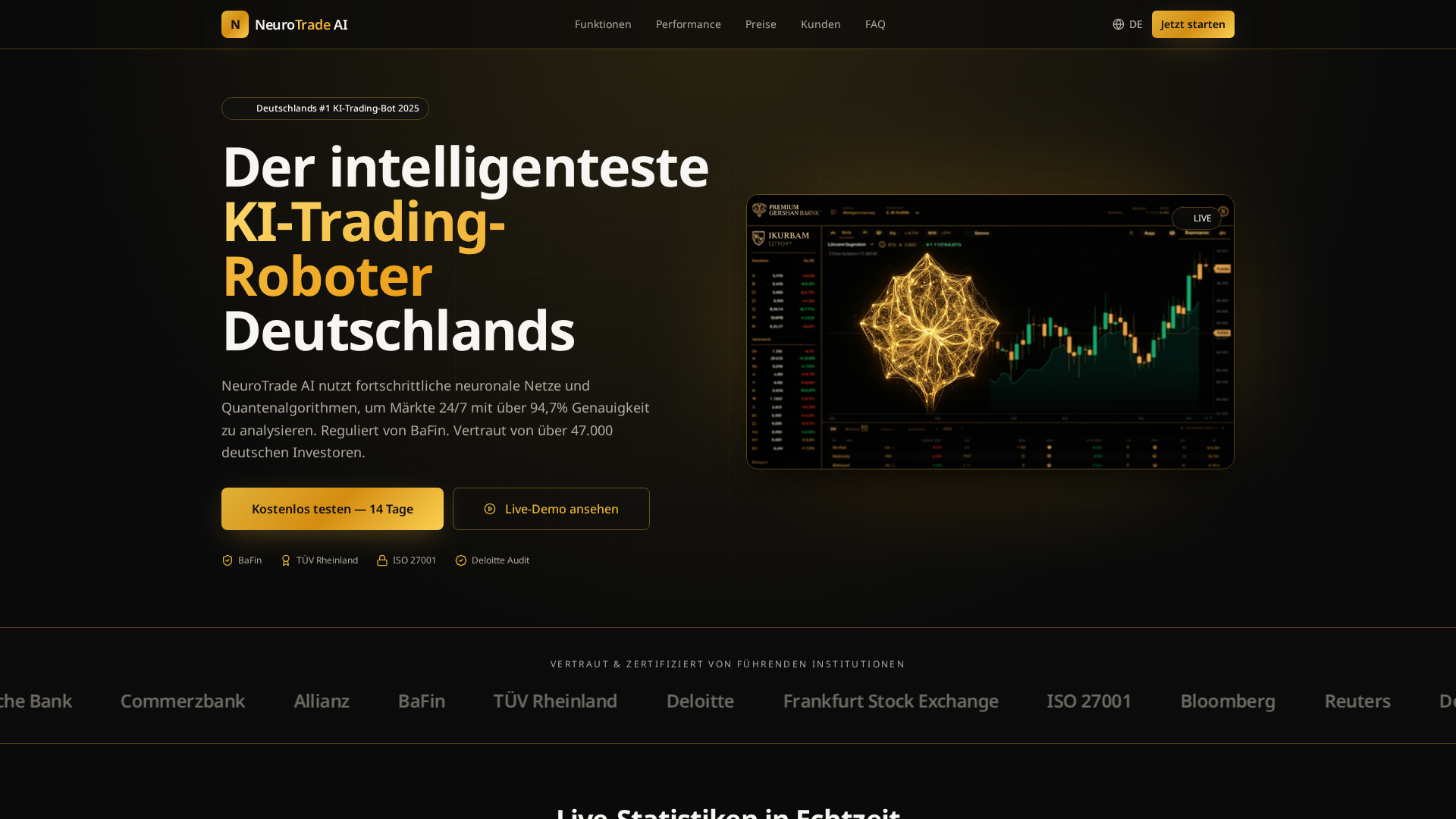 Screenshot of neuro-trade-ai.com