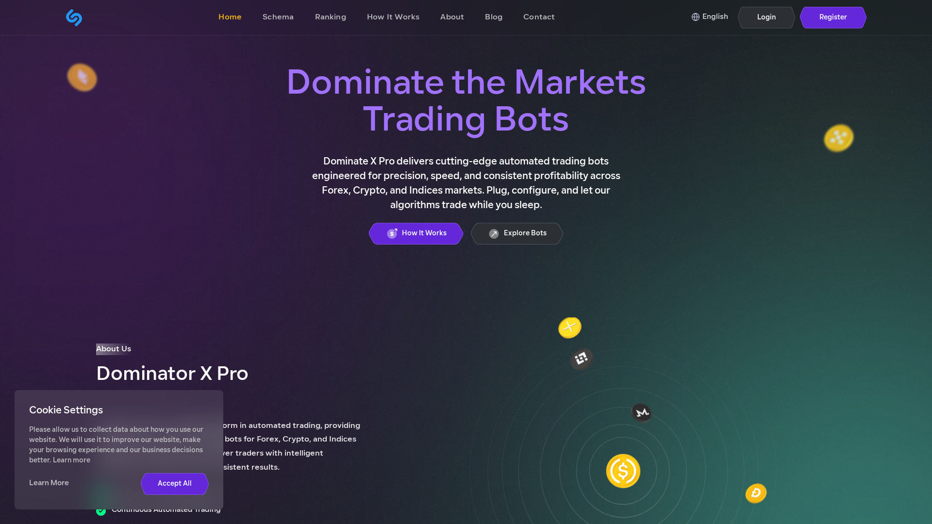Screenshot of dominatorxpro.com
