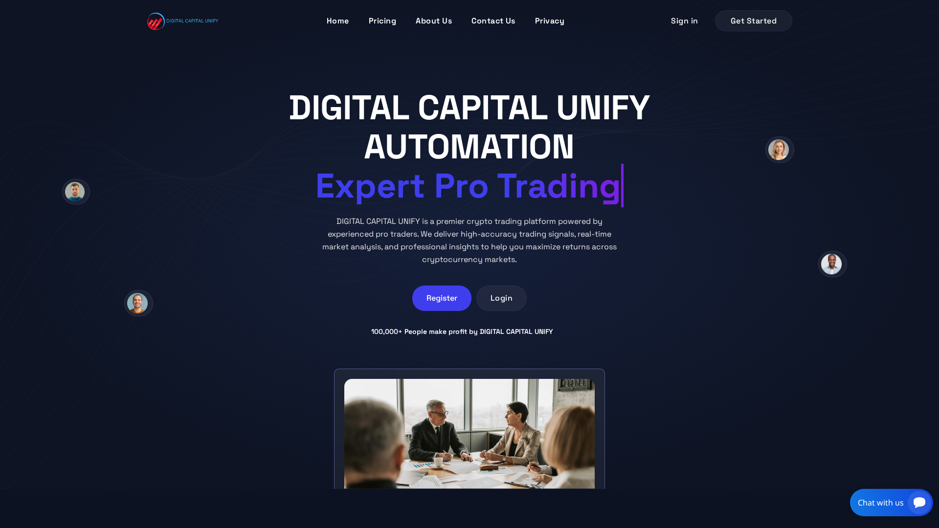 Screenshot of digitalcapital-unify.live