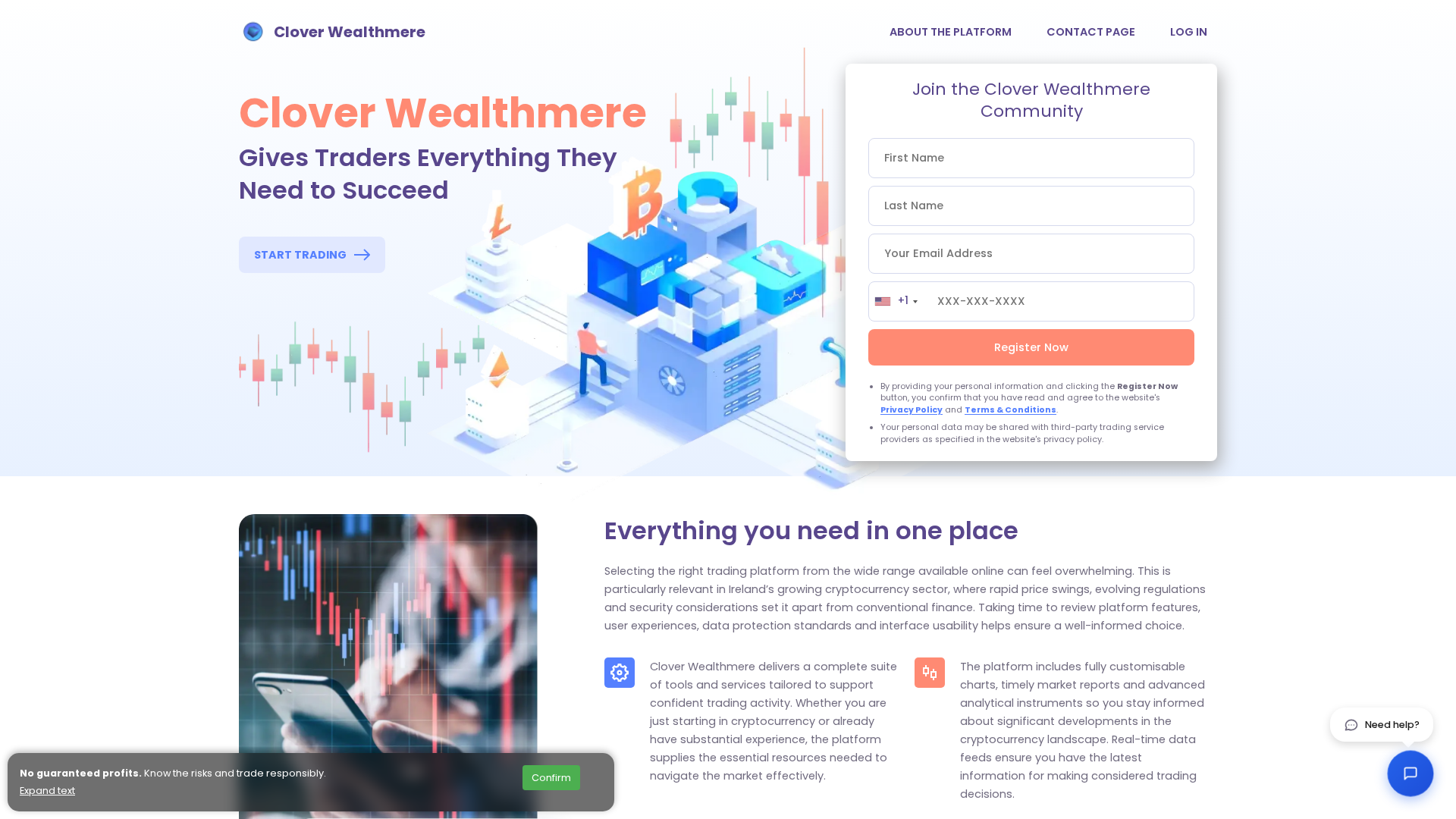 Screenshot of cloverwealthmere.net