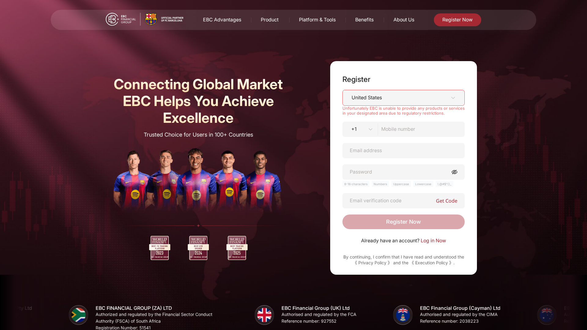 Screenshot of ebcmarketing.org
