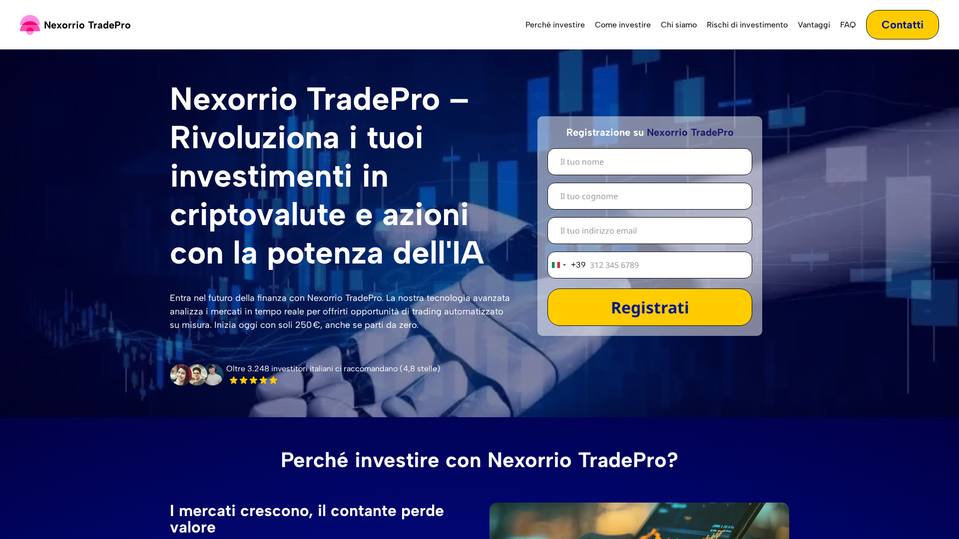 Screenshot of nexorriotradepro-it.net
