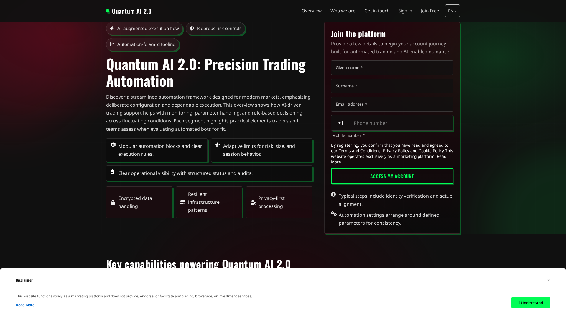 Screenshot of quantum-ai-20.com