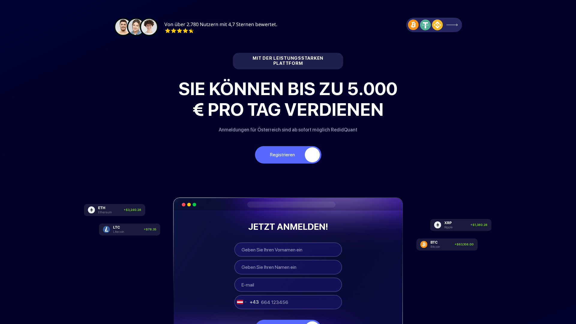 Screenshot of redidquant.org