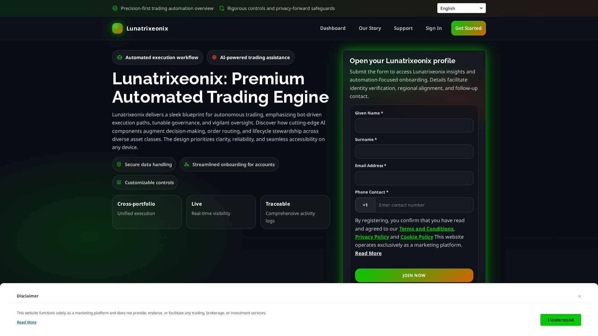 Screenshot of lunatrixeonix.pro