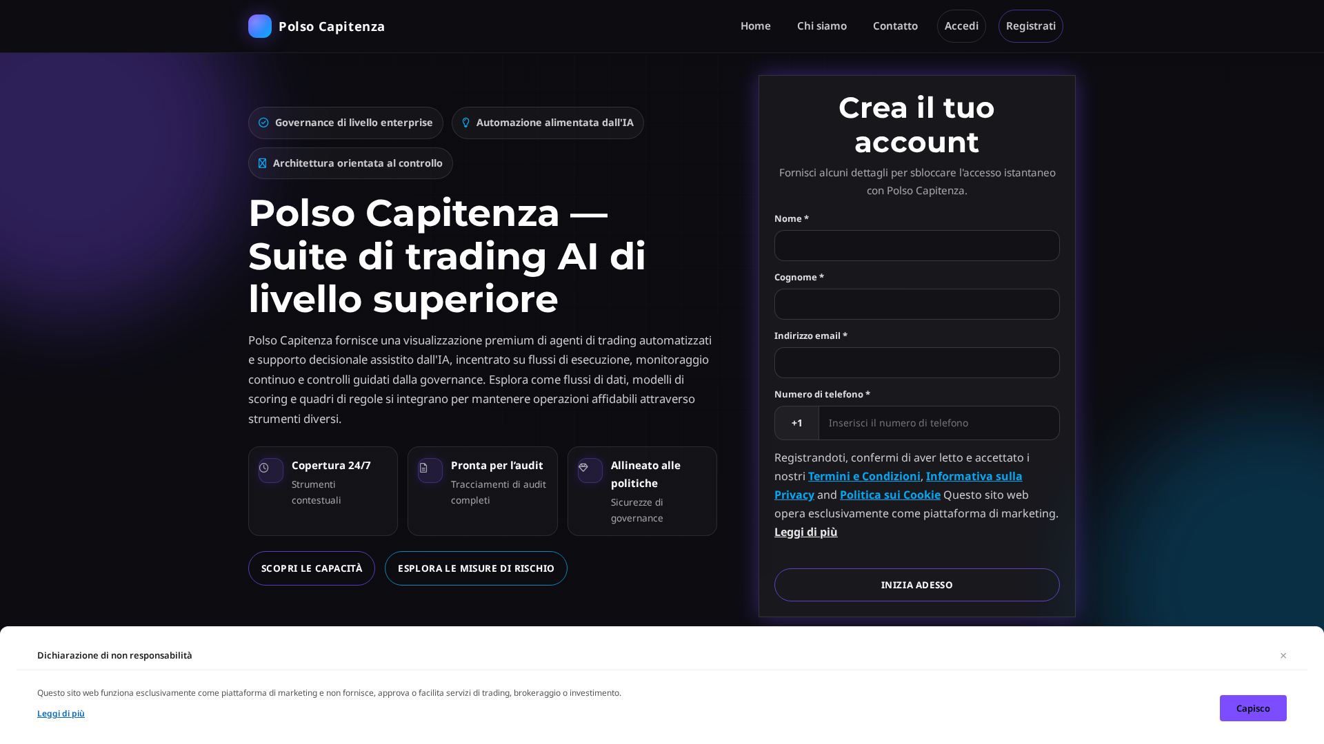 Screenshot of polsocapitenza.digital