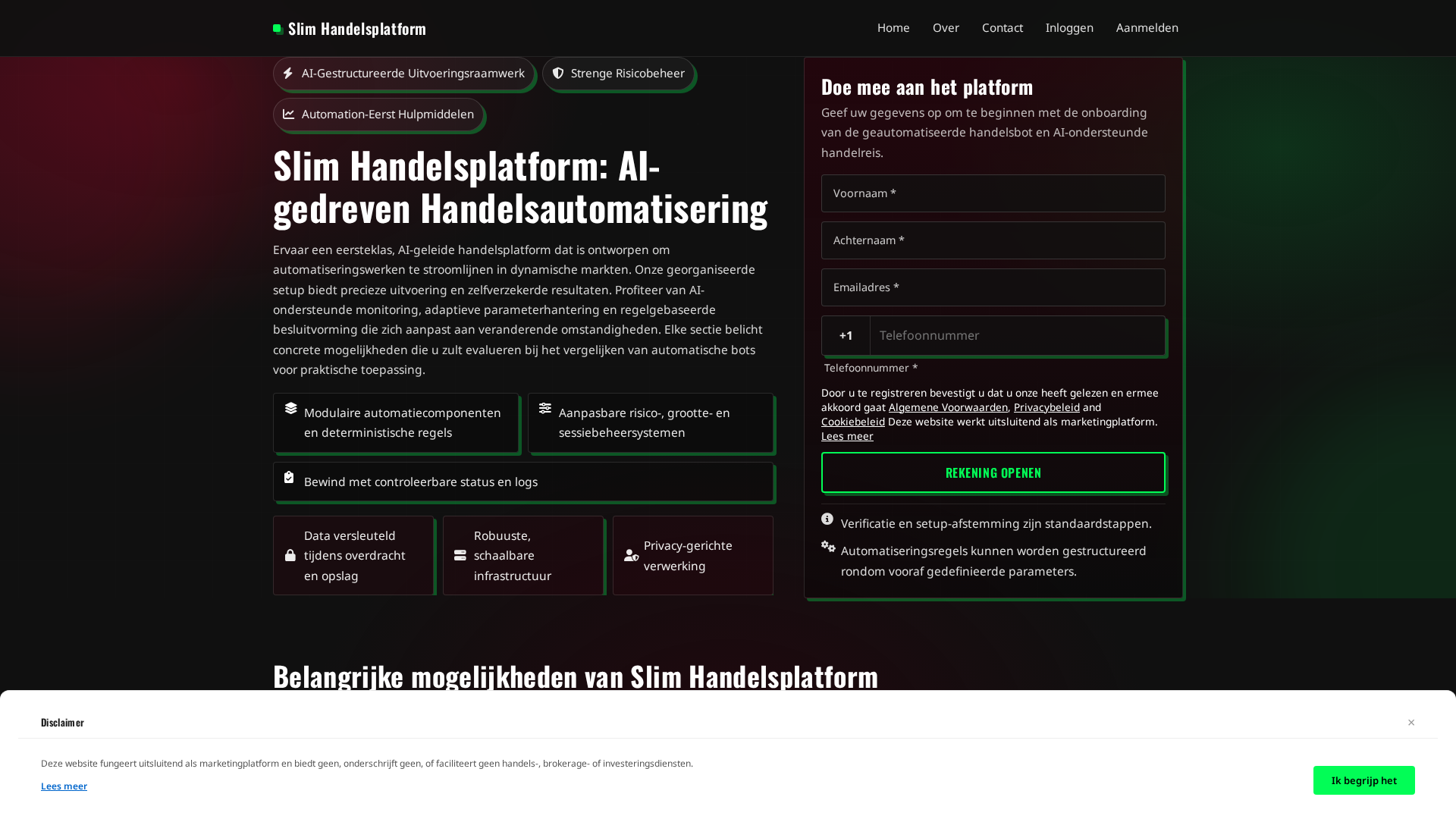 Screenshot of slimhandelsplatform.pro