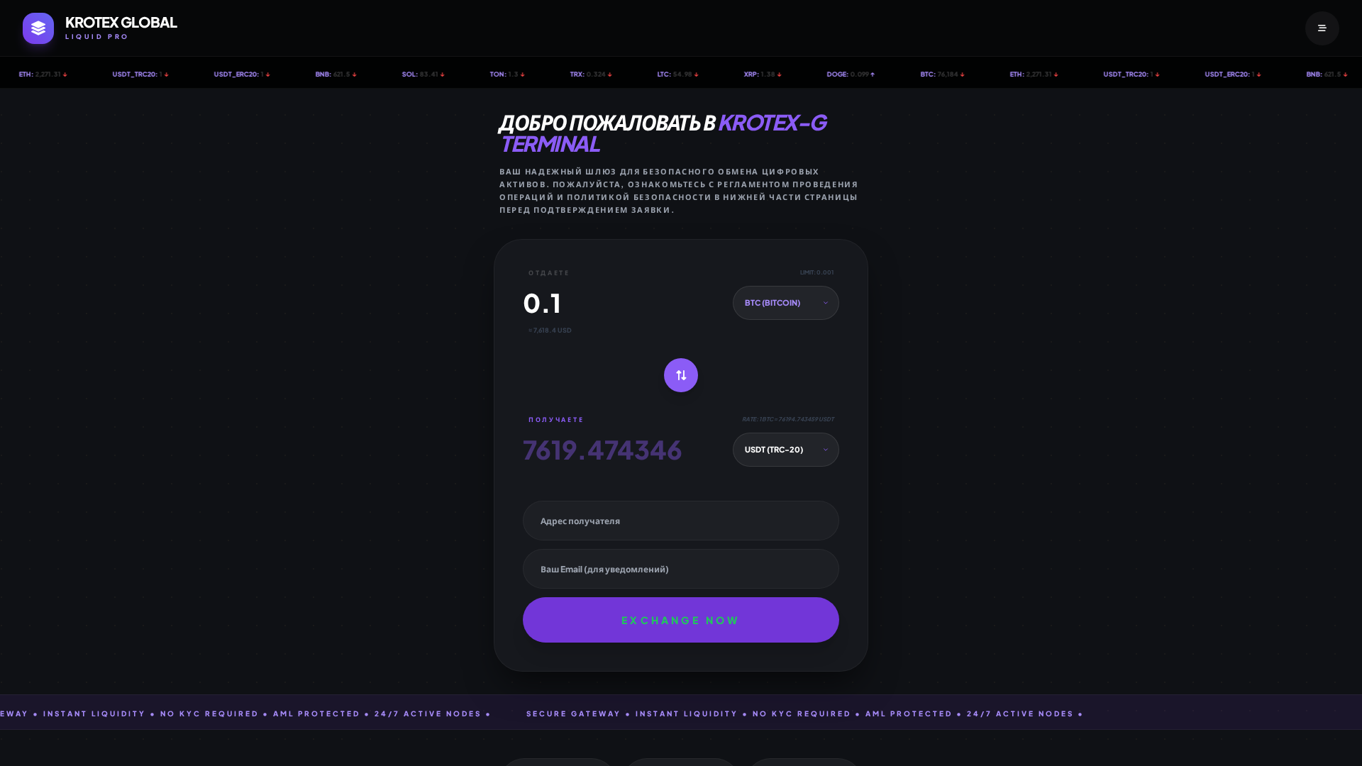 Screenshot of krotex-flash.space