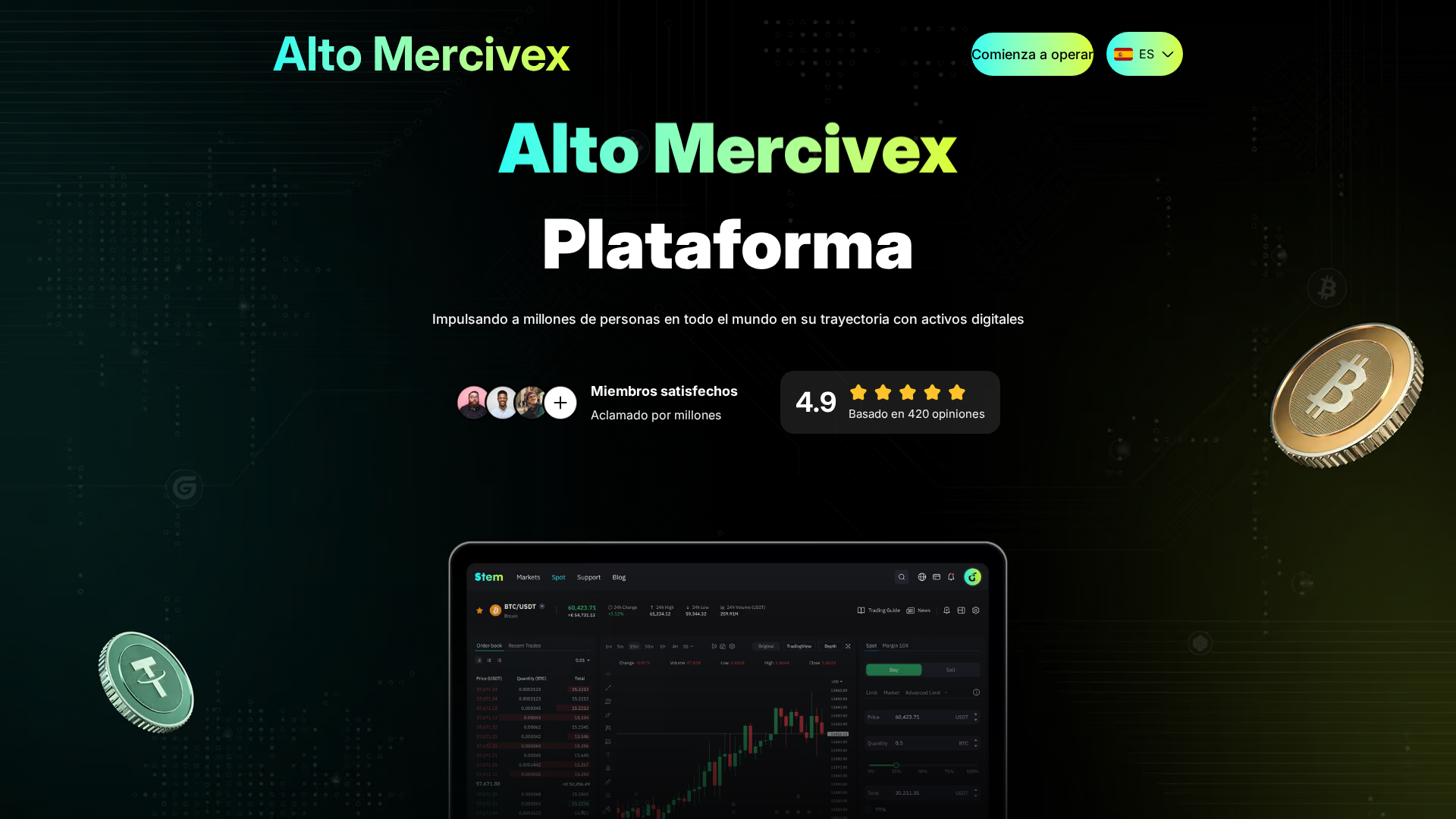 Screenshot of alto-mercivex.com