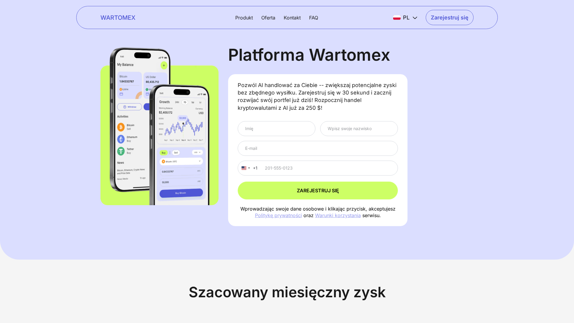 Screenshot of wartomex.com