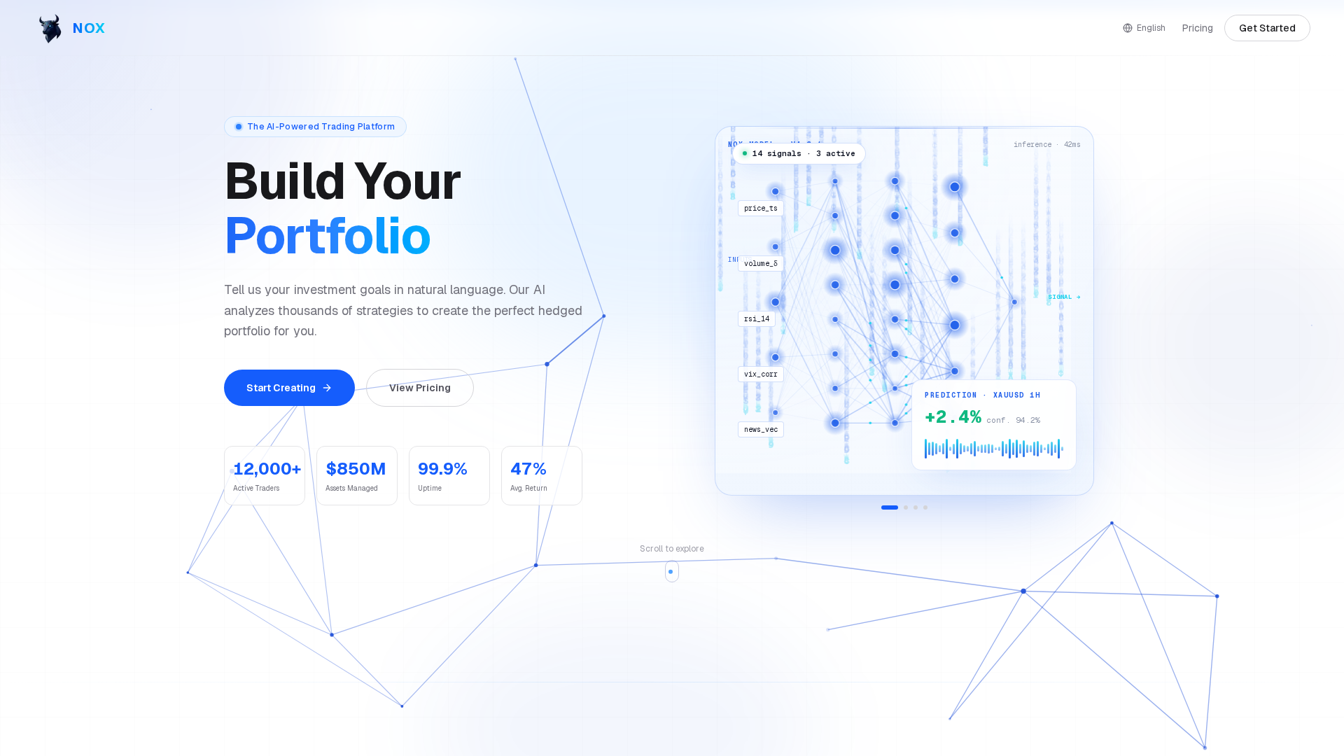 Screenshot of nox-ai.io