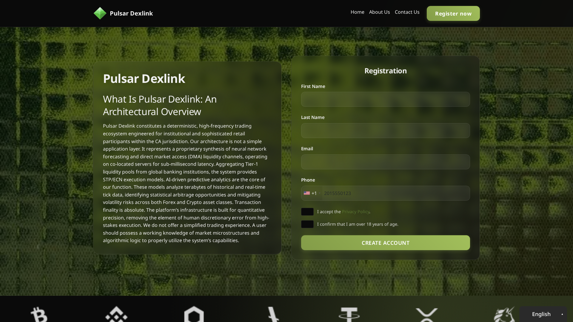 Screenshot of pulsardexlink.site