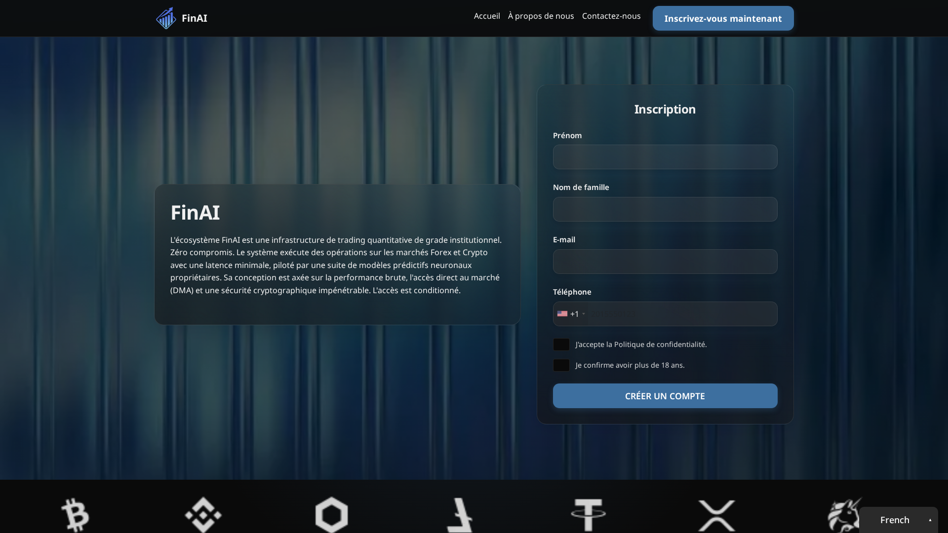 Screenshot of finai-crypto.pro