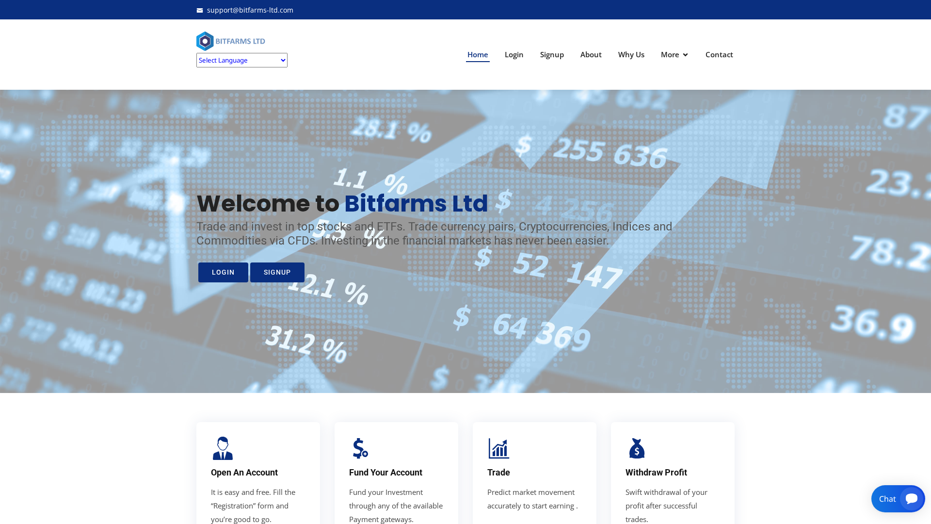 Screenshot of bitfarms-ltd.com
