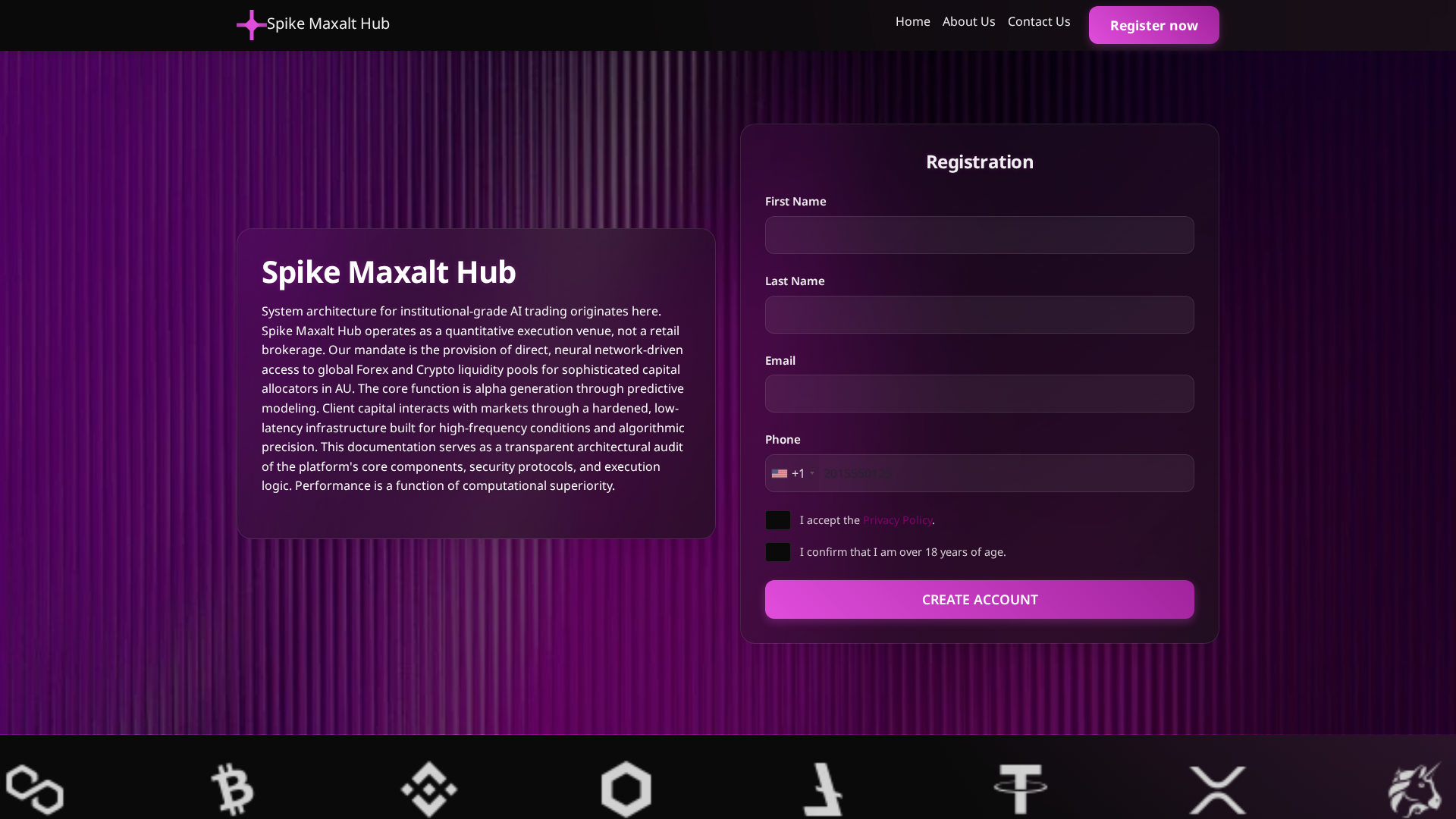 Screenshot of spikemaxalthub.pro