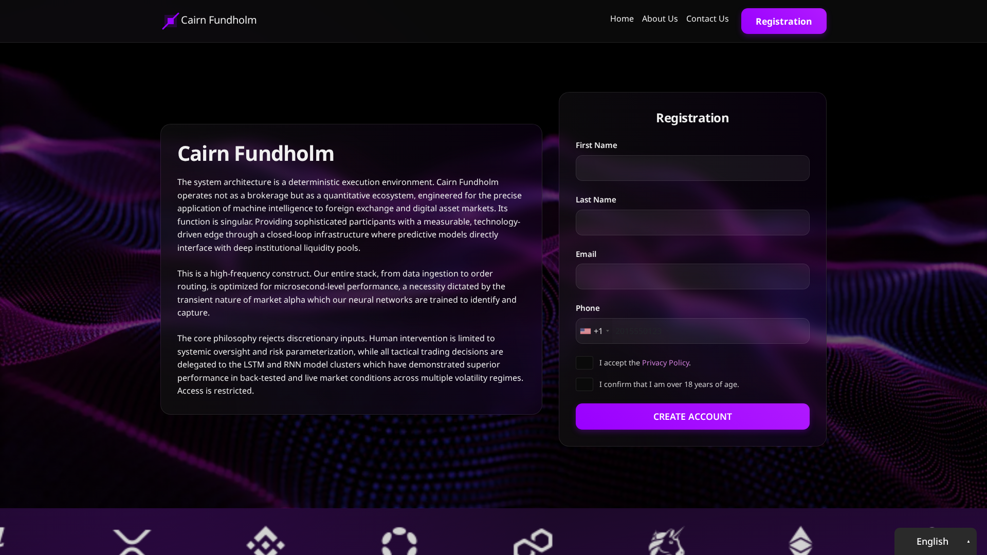 Screenshot of cairnfundholm.site