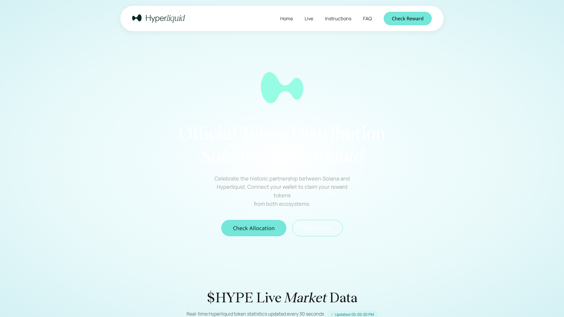 Screenshot of hypexsol.live