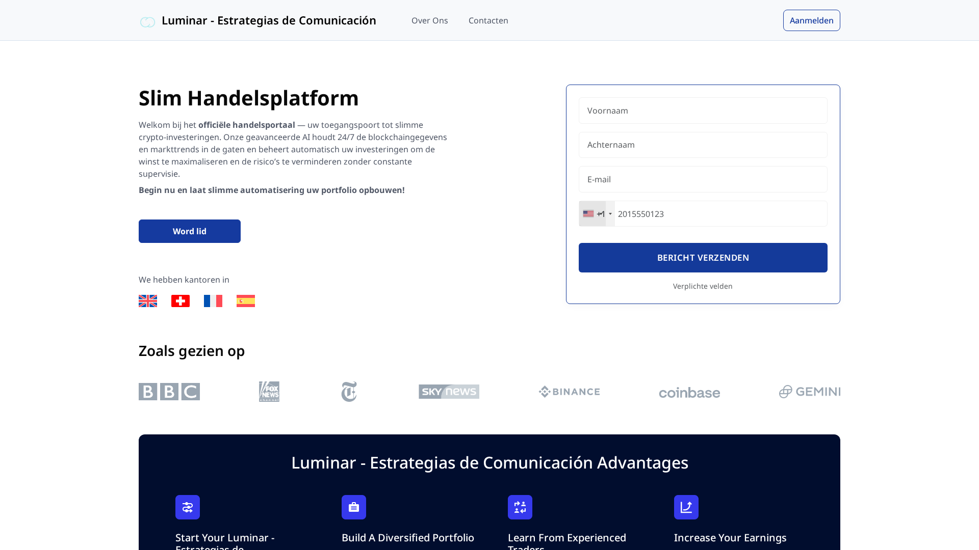 Screenshot of luminar-ai.net