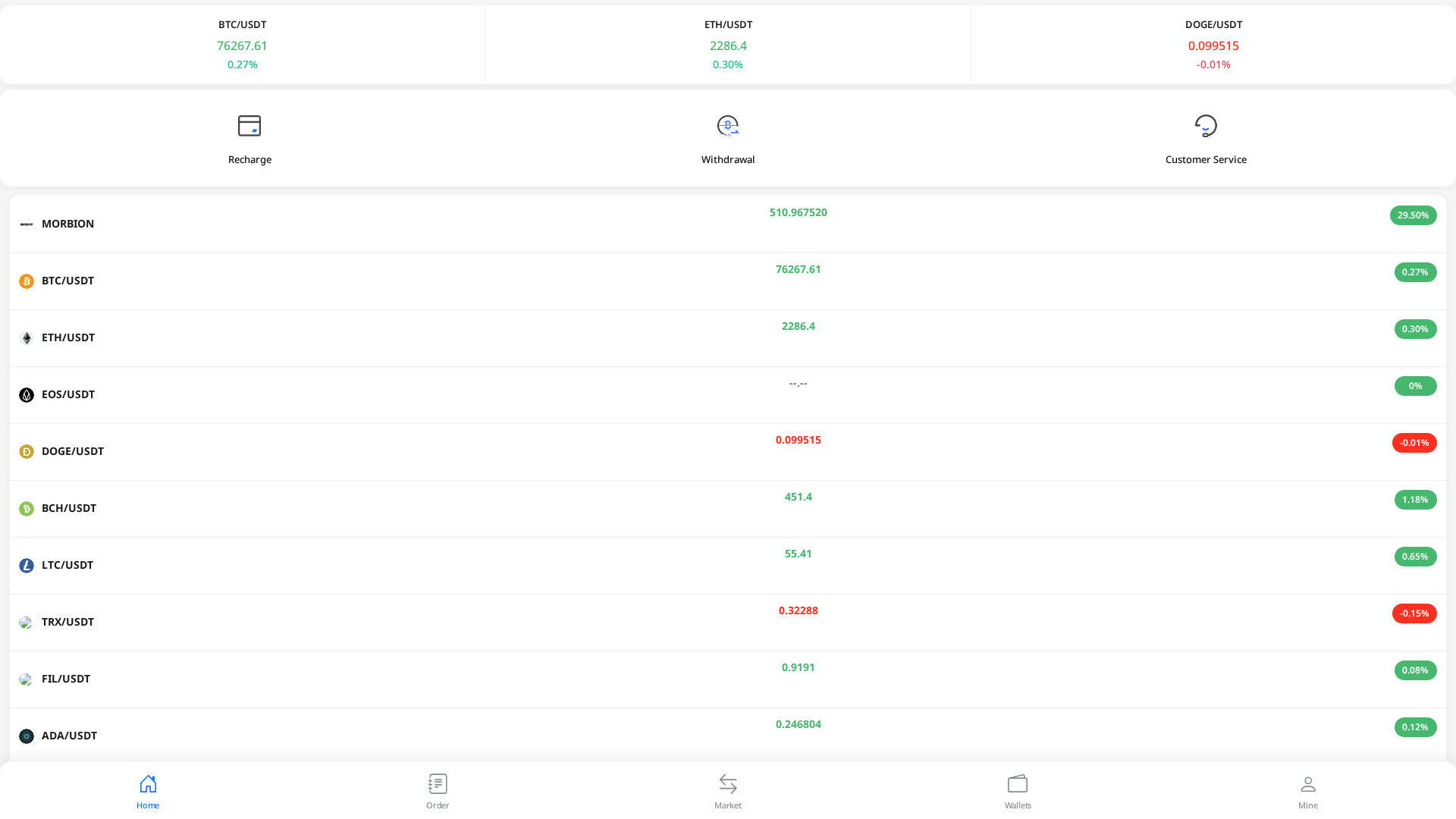 Screenshot of cointrade.me