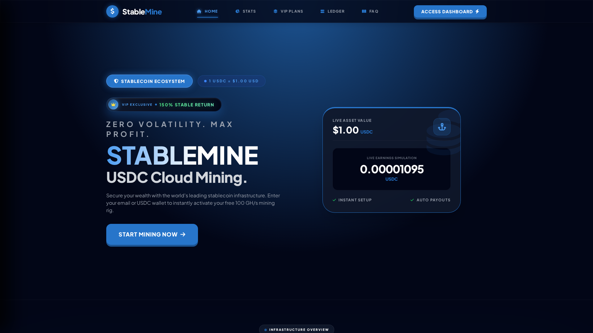 Screenshot of stablemine.online
