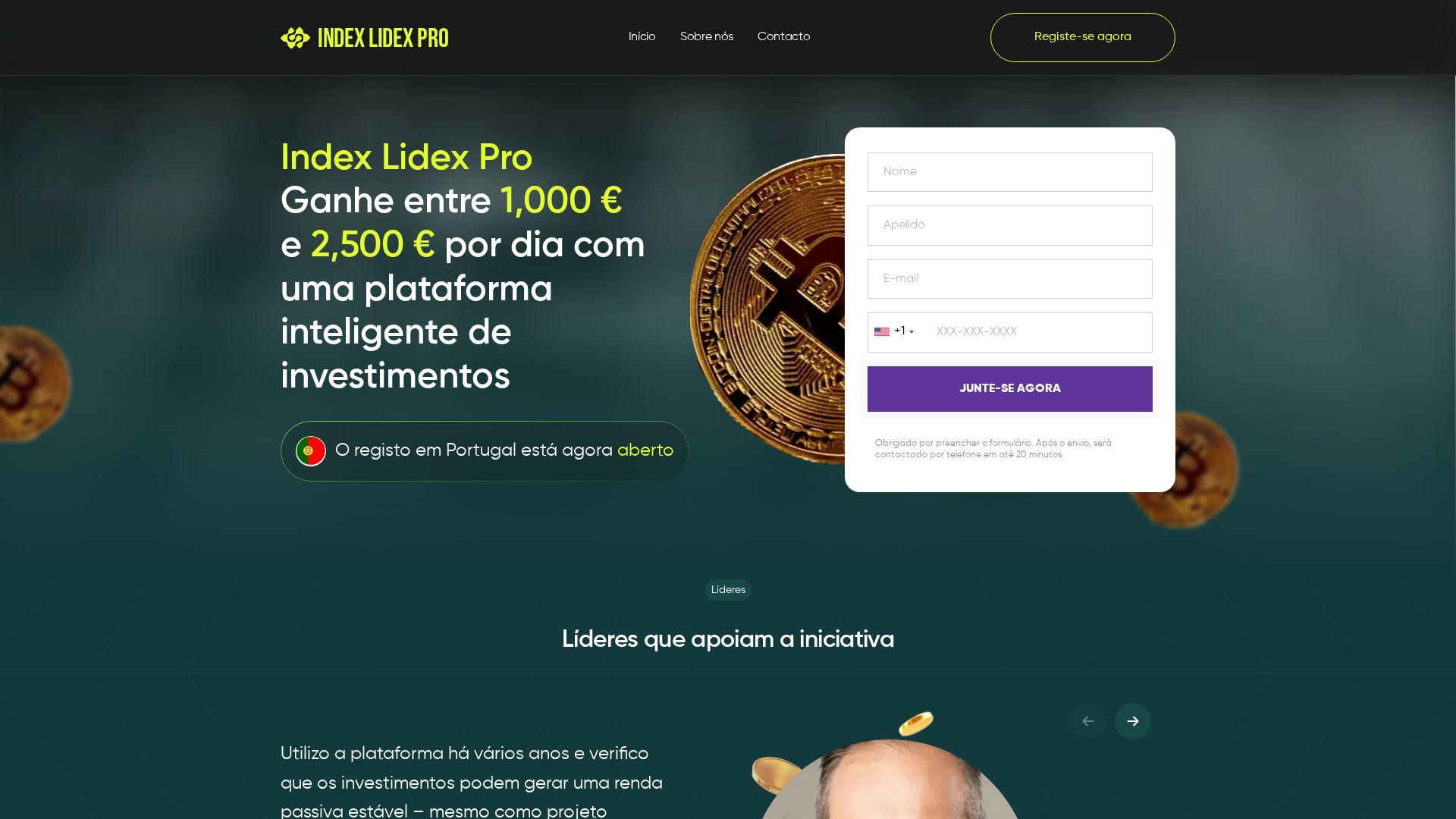 Screenshot of indexlidexpro-ai.com