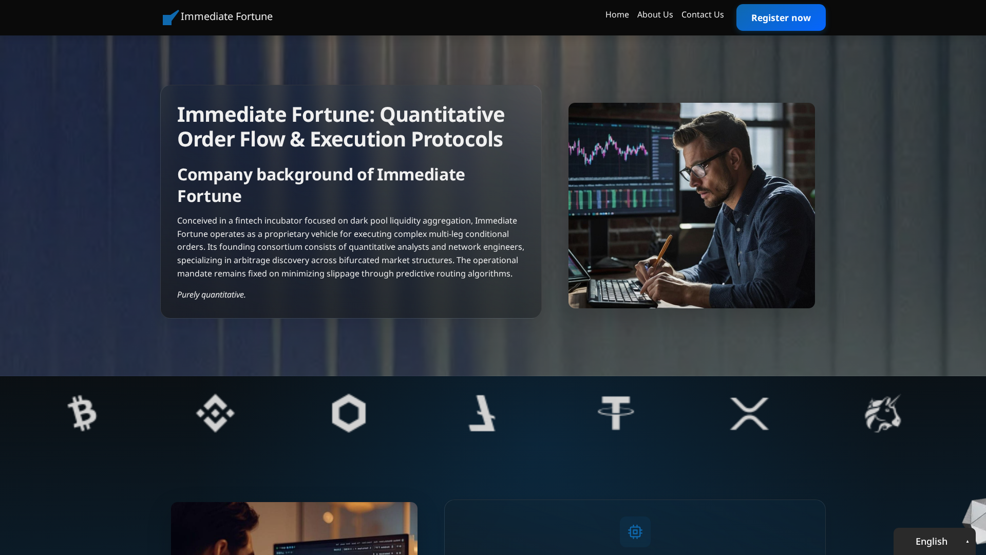Screenshot of immediatefortune.pro