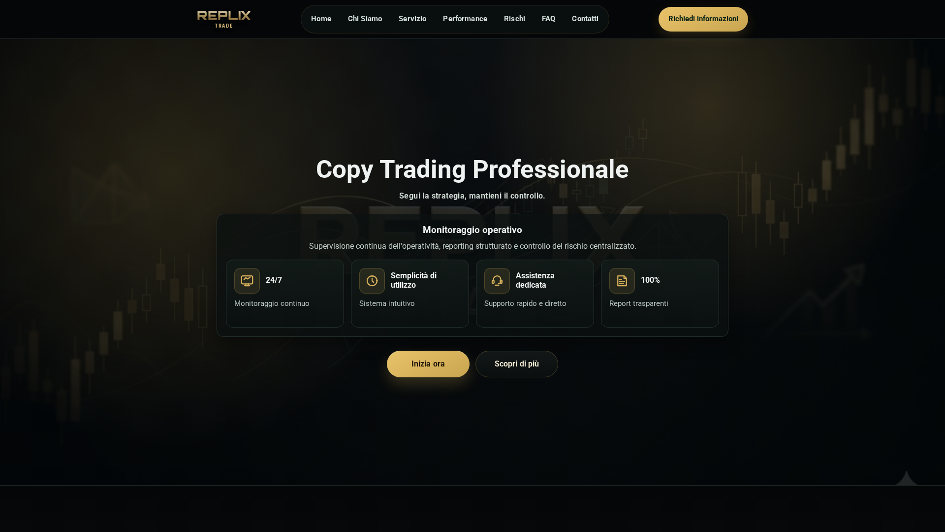 Screenshot of replixtrade.com